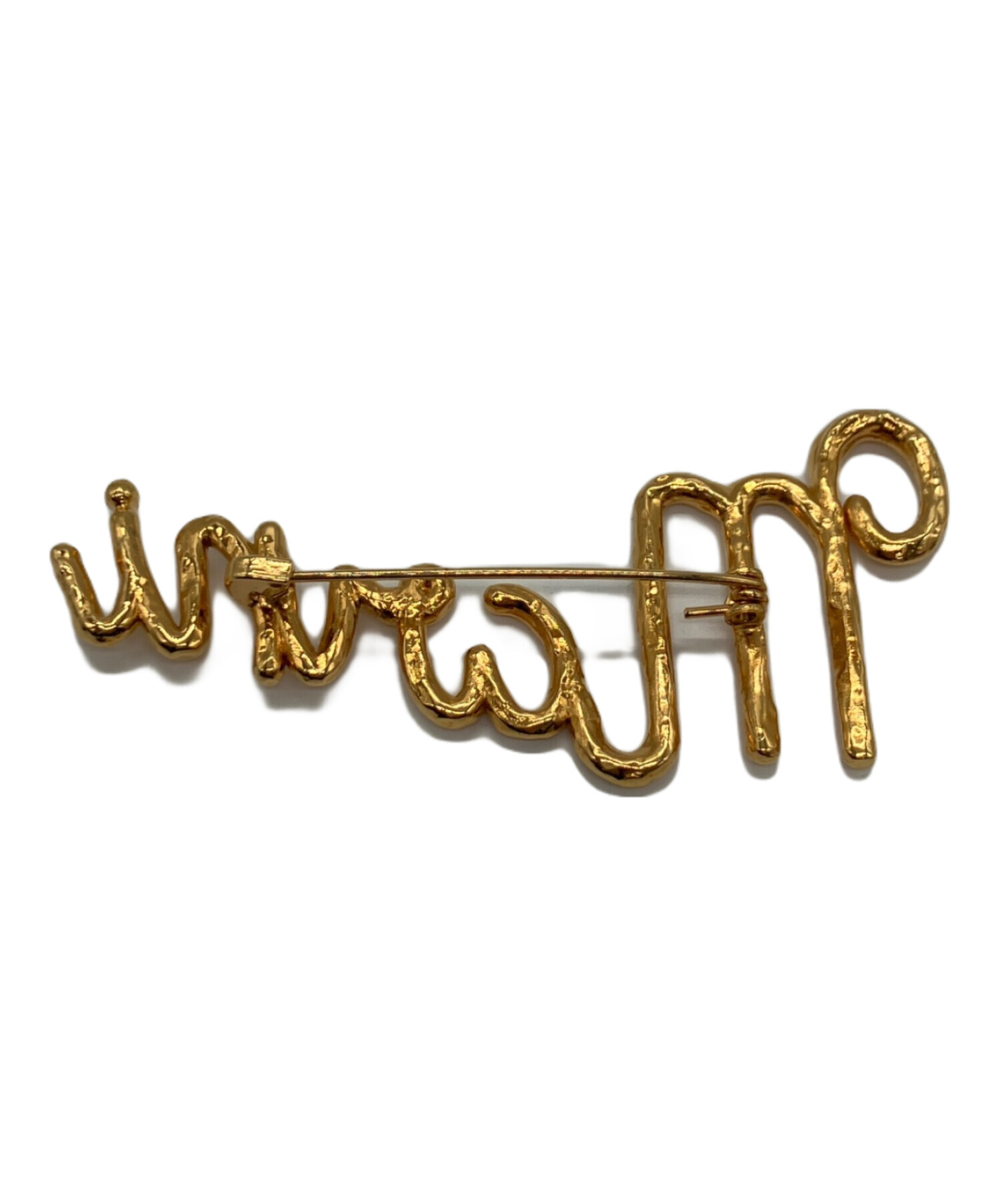 中古・古着通販】MARNI (マルニ) ロゴブローチ ゴールド｜ブランド