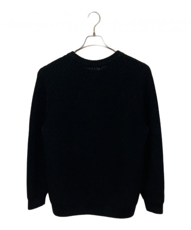中古・古着通販】BATONER (バトナ―) SIGNATURE CREW NECK ブラック 