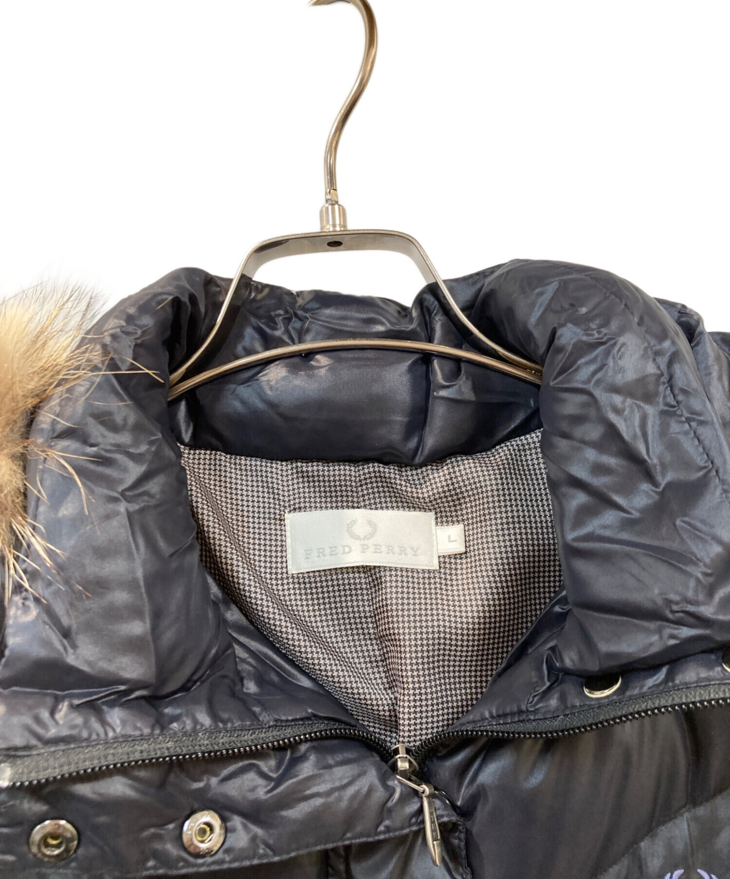 中古・古着通販】FRED PERRY (フレッドペリー) ファー付ダウン
