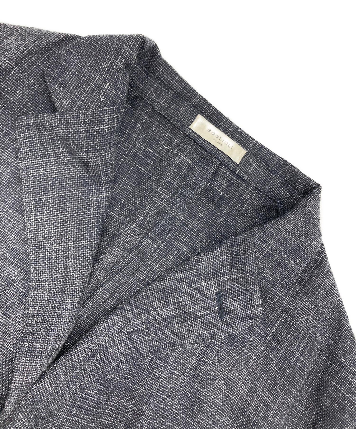 中古・古着通販】BOGLIOLI (ボリオリ) リネン混 K-JACKET ネイビー