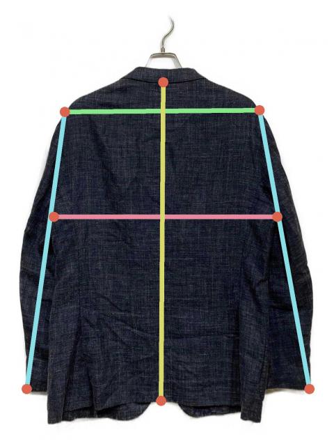 中古・古着通販】BOGLIOLI (ボリオリ) リネン混 K-JACKET ネイビー