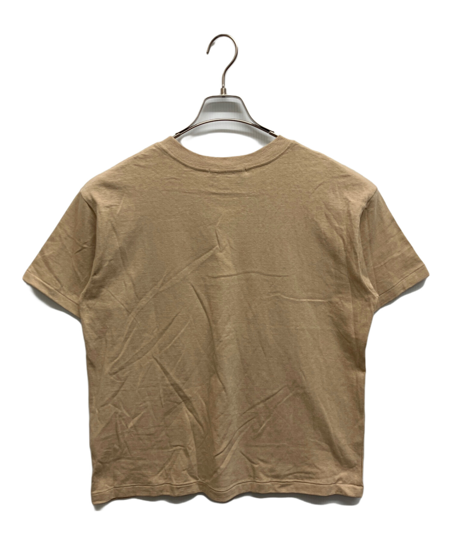americana back henry Tシャツ　未使用品　ベージュ 中古・古着通販】Americana (アメリカーナ) LOGO TEE ベージュ サイズ