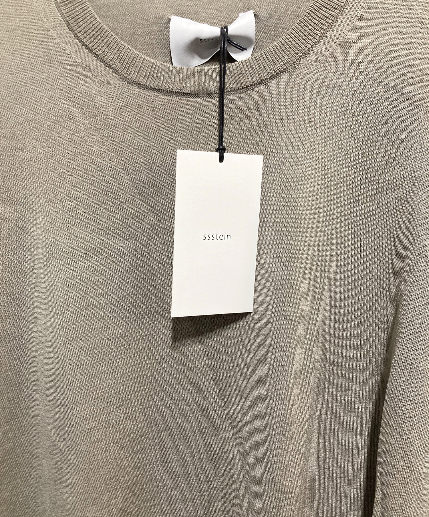 中古・古着通販】ssstein (シュタイン) 25SS WOOL SILK KNIT TUCKED LS