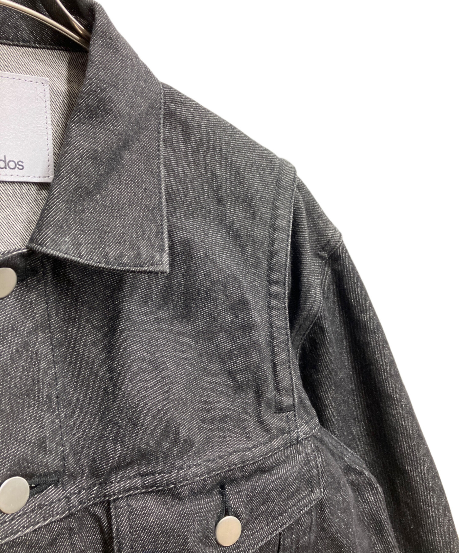 中古・古着通販】kudos (クードス) ZIP-OPEN SLIT DENIM JACKET(ジップ 