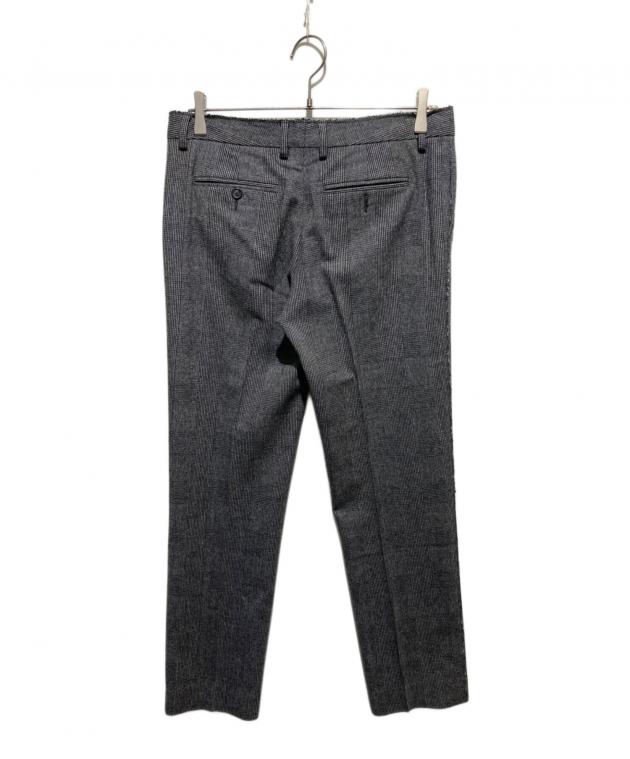 【中古】未使用品 ドルチェ&ガッバーナ タグ付き パンツ スラックス テーパード ウール 44 茶 タータンチェック 中古・古着通販】DOLCE & GABBANA (ドルチェ＆ガッバーナ) サイド加工