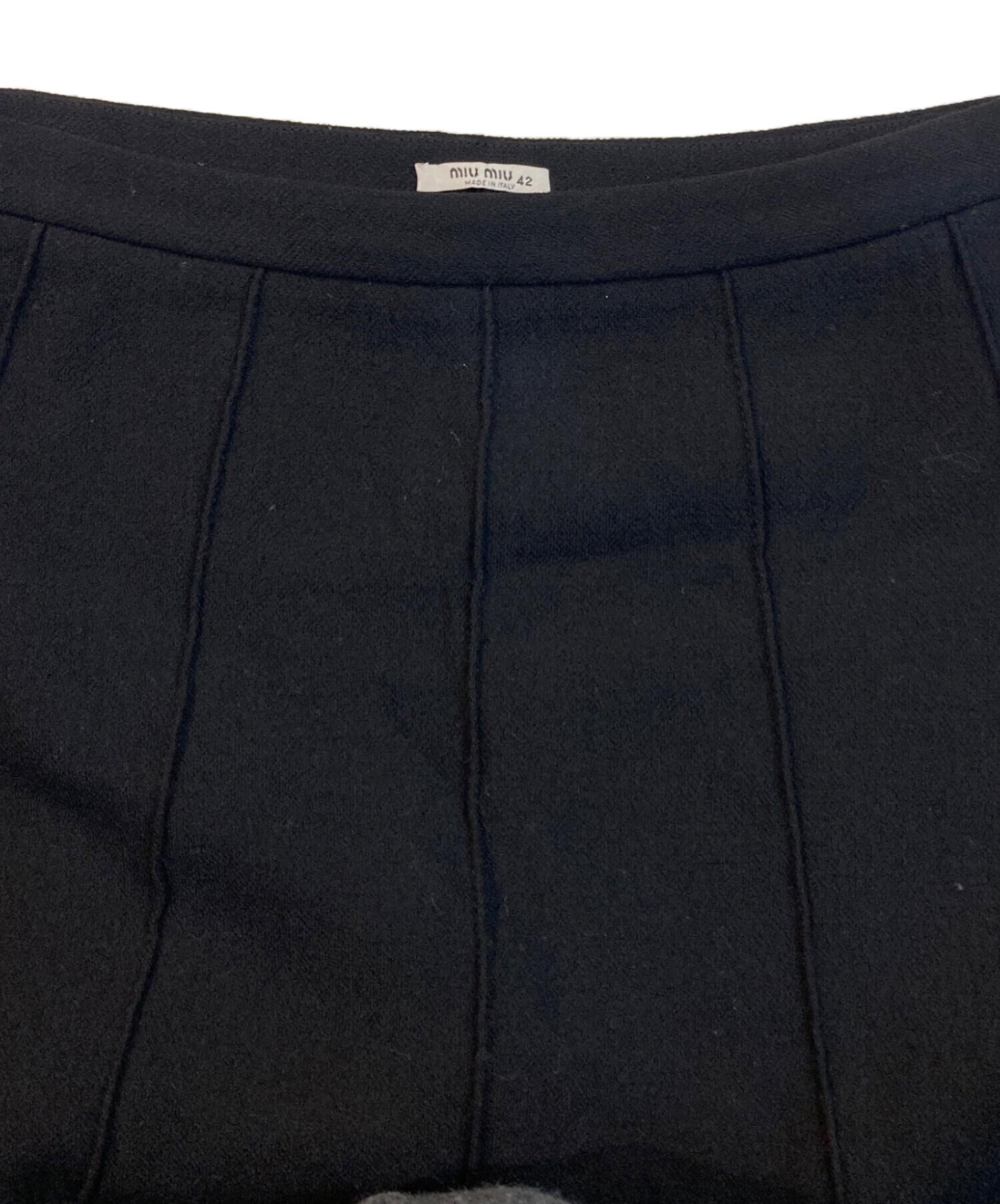 中古・古着通販】MIU MIU (ミュウミュウ) フレア ミニ スカート