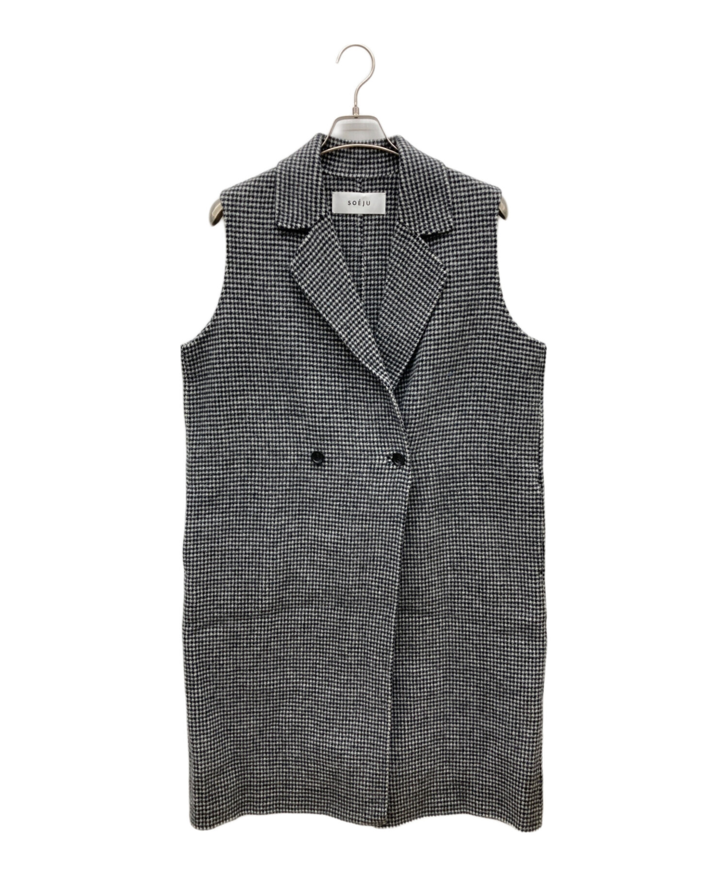 中古・古着通販】SOEJU (ソージュ) ウールリバーロングジレ