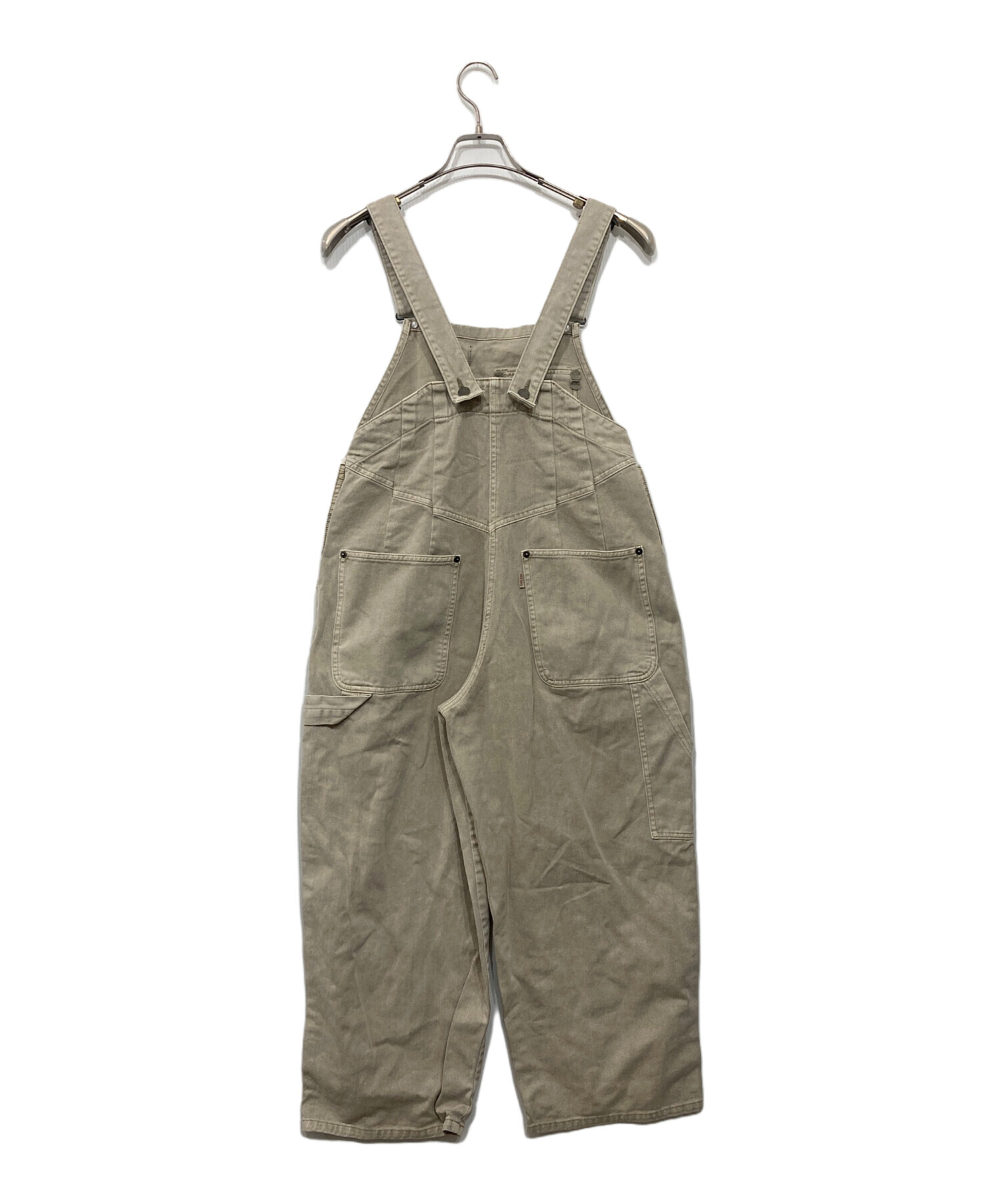 中古・古着通販】Ameri (アメリ) CONES BOSS REMAKE OVERALL ベージュ 