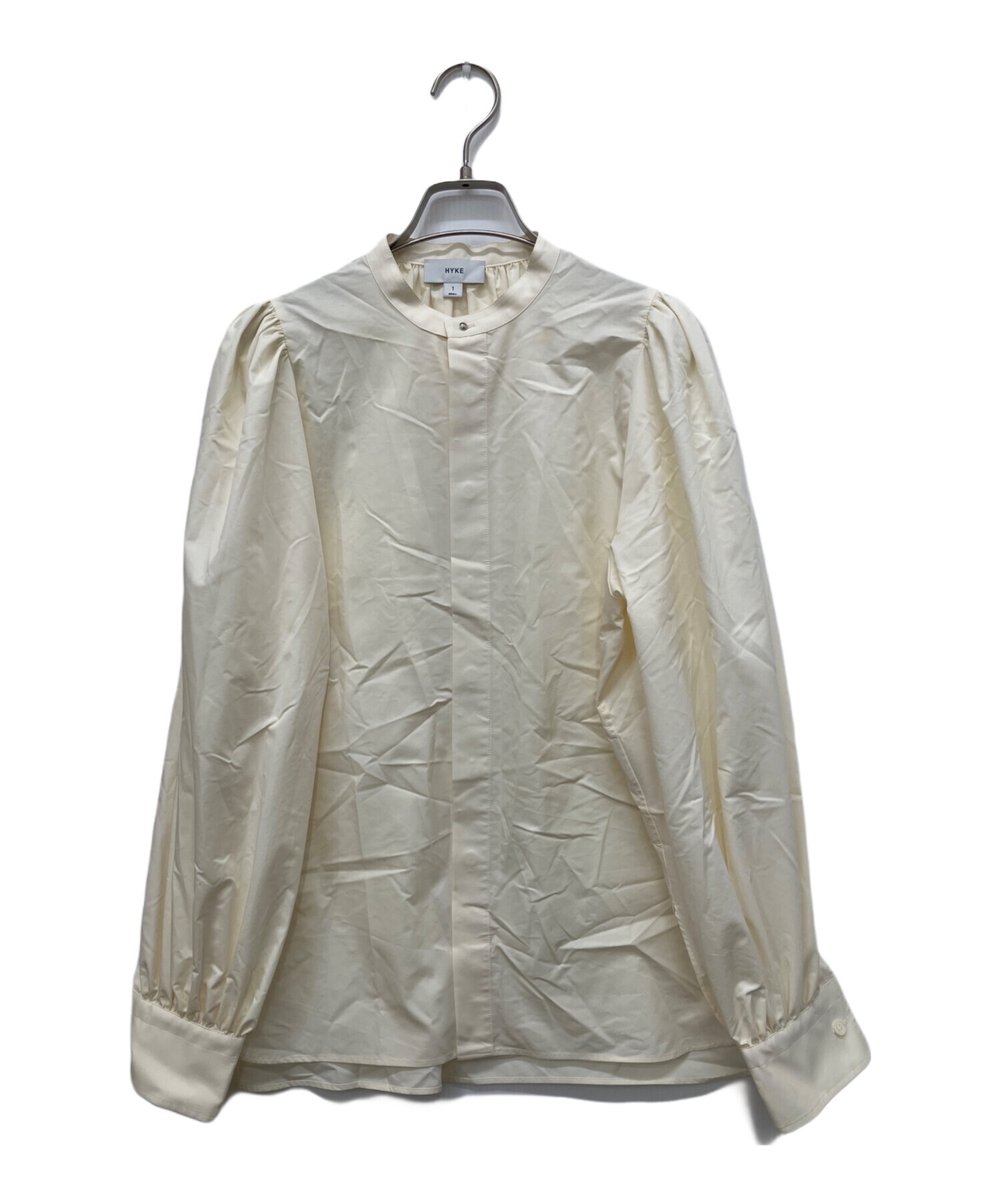 中古・古着通販】HYKE (ハイク) T/C BALLOON SLEEVE BLOUSE イエロー 