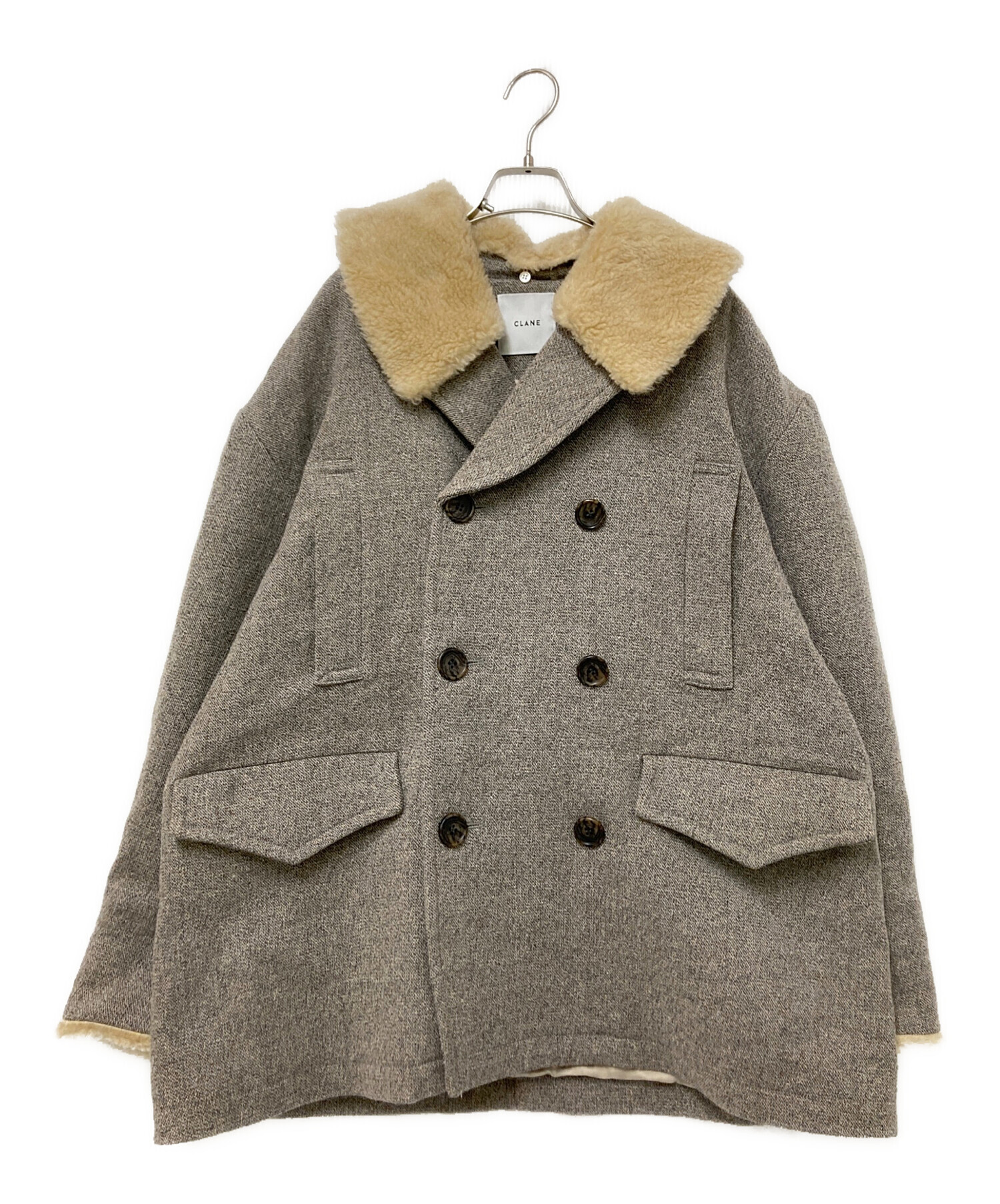 クラネ BOA COLLAR MILITARY COAT CLANE】BOA COLLAR MILITARY COAT/GARAGE OF GOOD CLOTHING（ガレージ