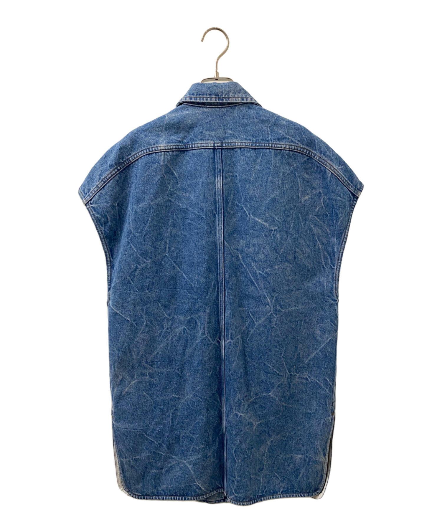 ドリスヴァンノッテン　インディゴデニムベスト　DRIES VAN NOTEN 中古・古着通販】DRIES VAN NOTEN (ドリスヴァンノッテン) デニム