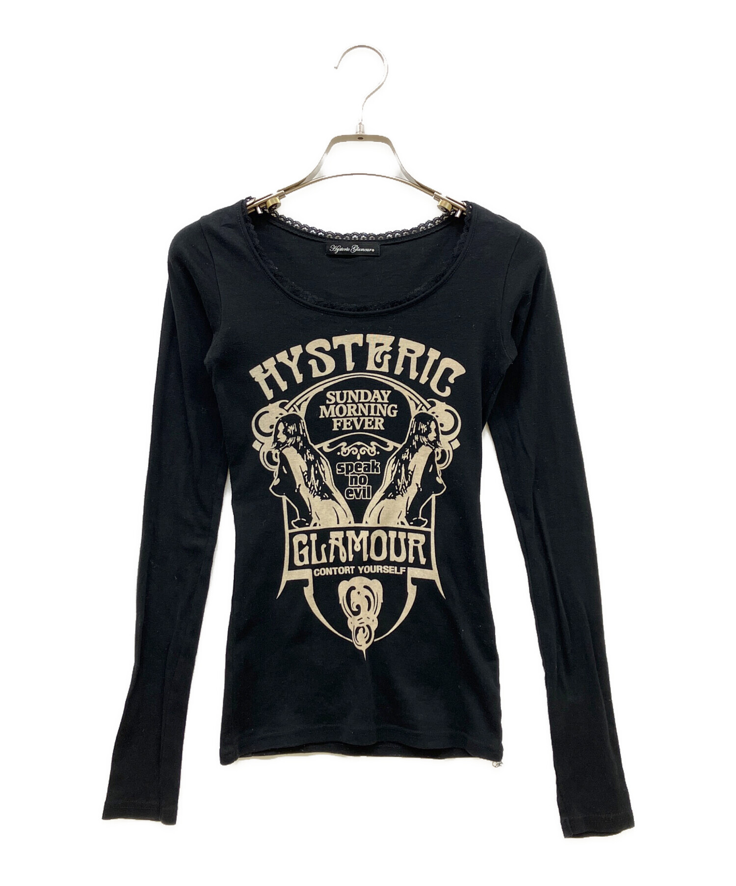 HYSTERIC GLAMOUR フレイムロングスリーブTファイヤーパターン ロング