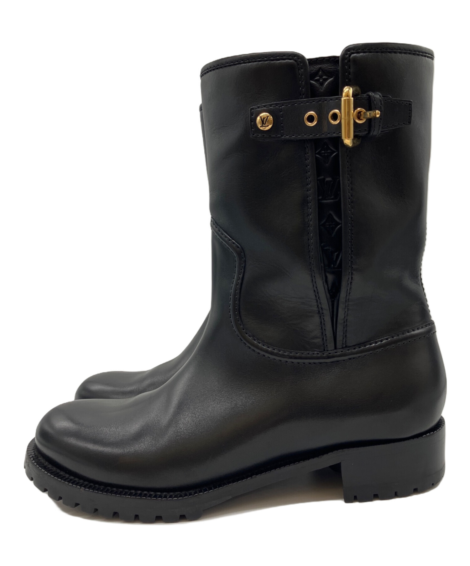 中古・古着通販】LOUIS VUITTON (ルイ ヴィトン) サイドベルトブーツ