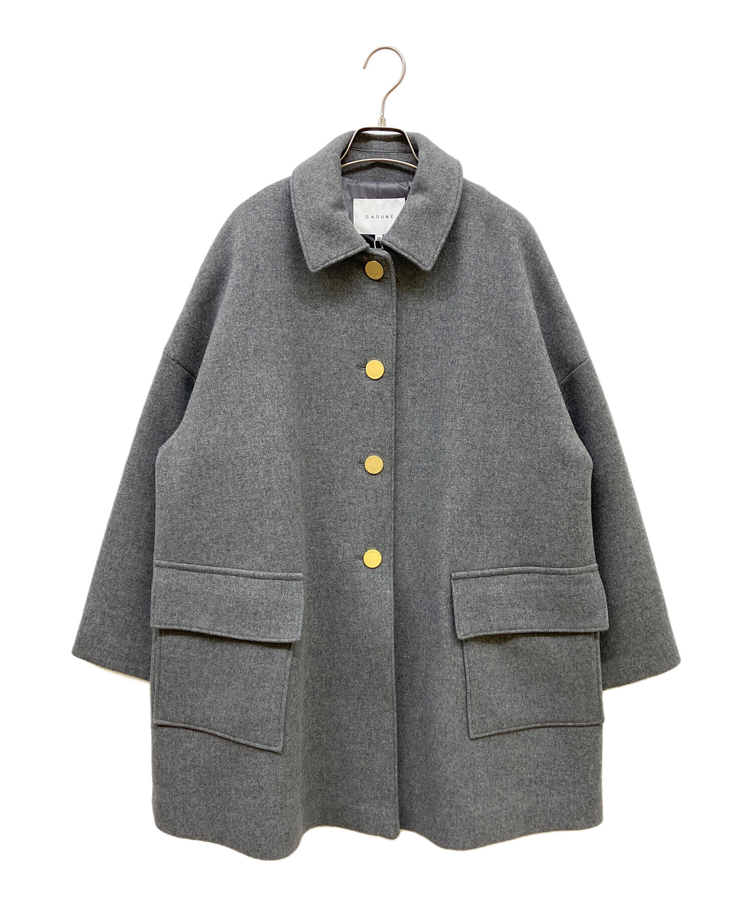 中古・古着通販】CADUNE (カデュネ) ステンカラーメルトンコート