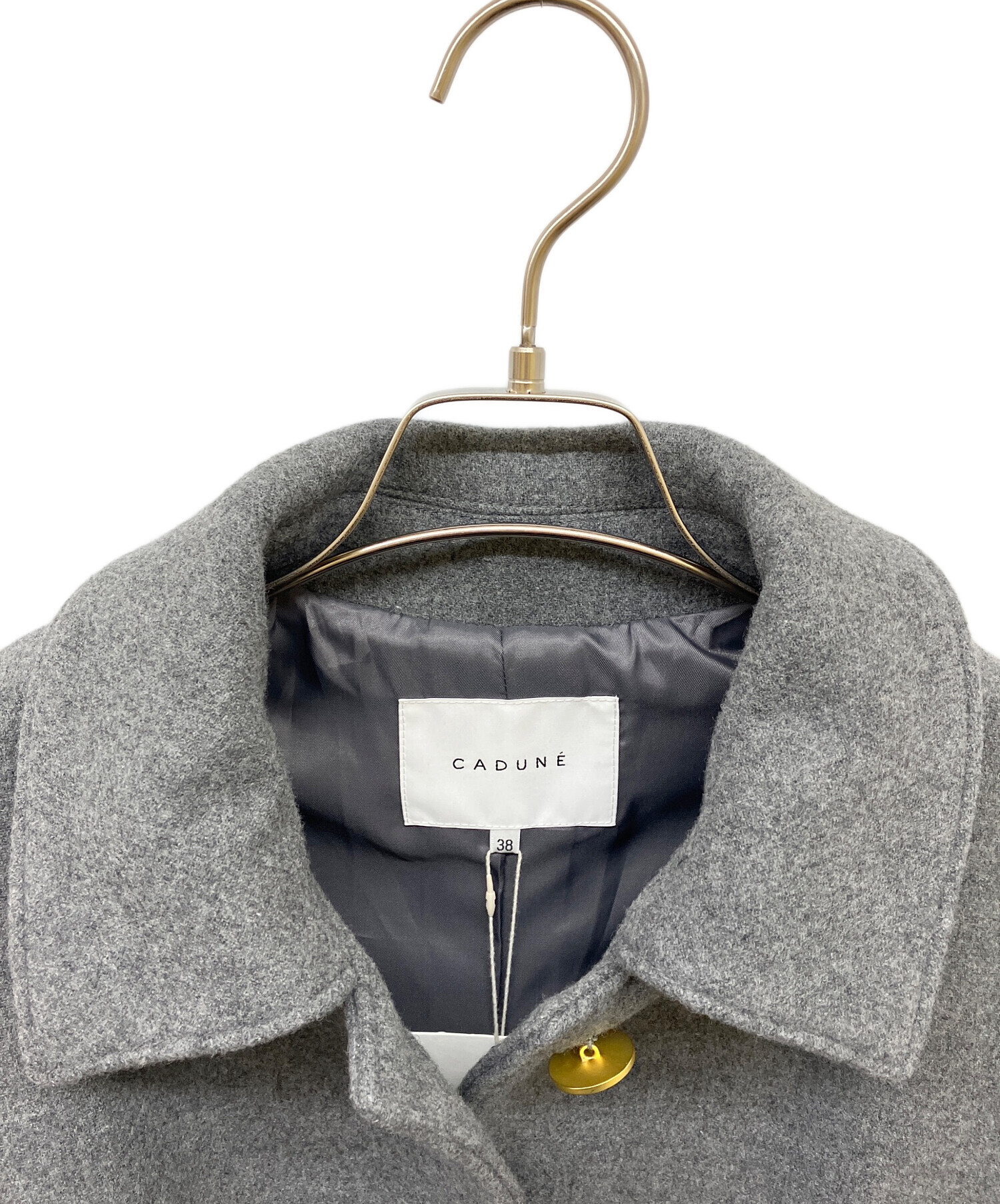 中古・古着通販】CADUNE (カデュネ) ステンカラーメルトンコート