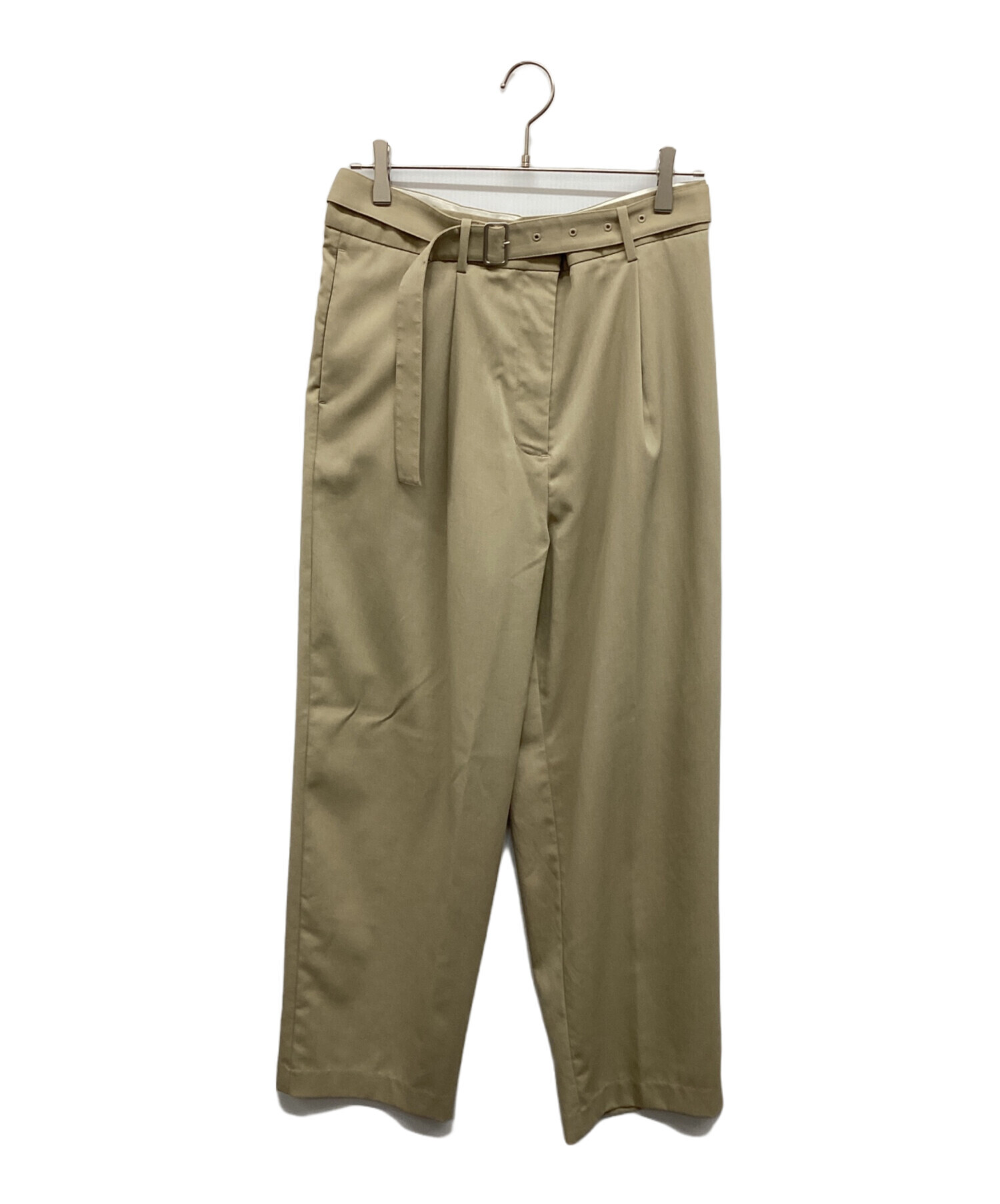 中古・古着通販】CLANE (クラネ) WAIST BELT DAD PANTS ベージュ