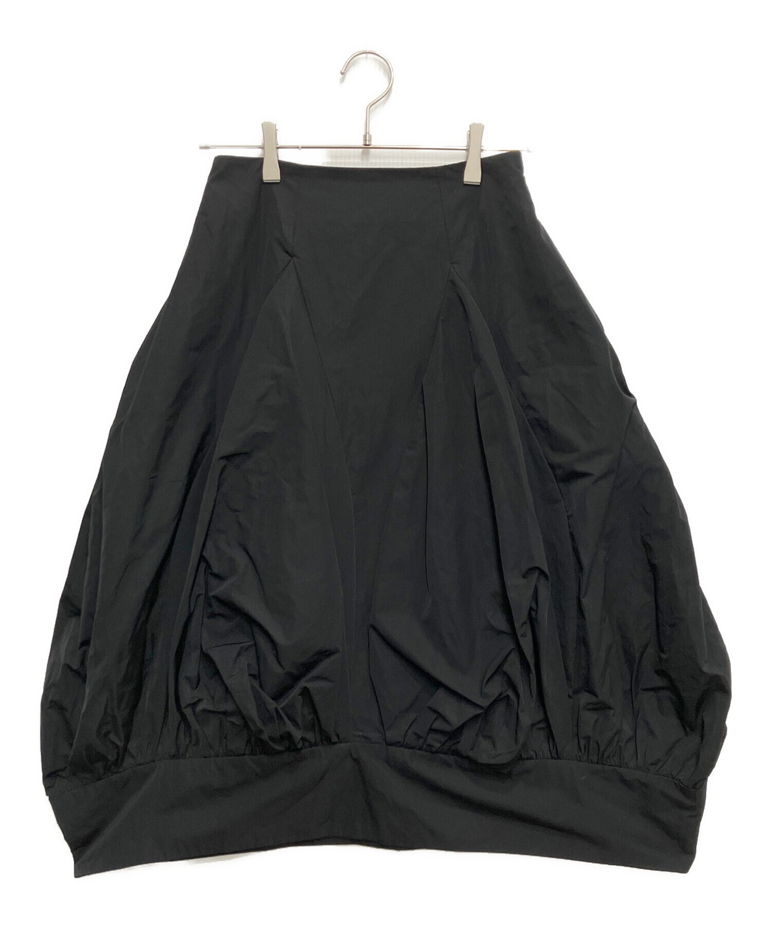 中古・古着通販】ENFOLD (エンフォルド) BALOON SKIRT ブラック サイズ