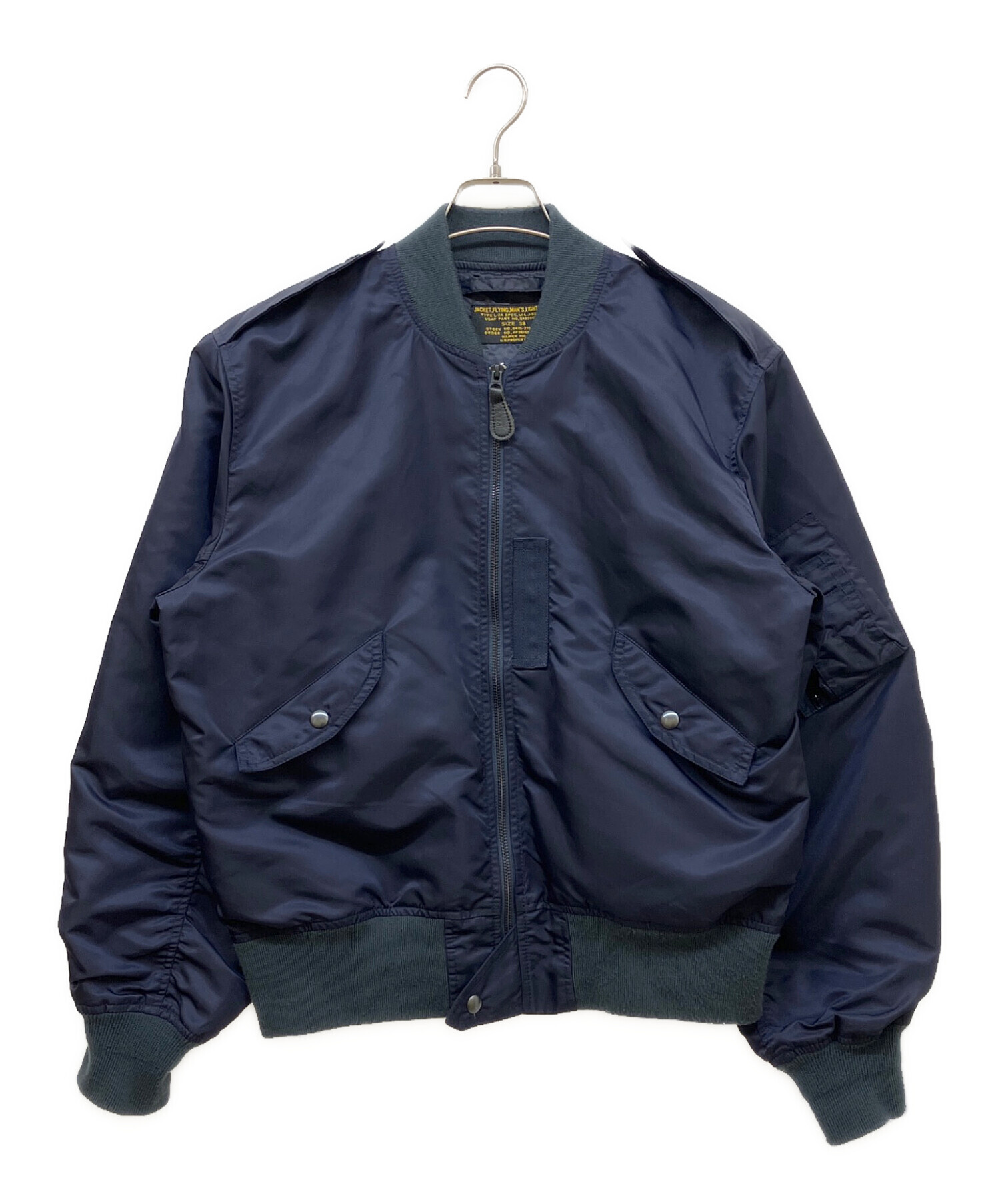 WAIPER L-2A フライトジャケット ネイビー 中古・古着通販】waiper (ワイパー) L-2A フライトジャケット ネイビー