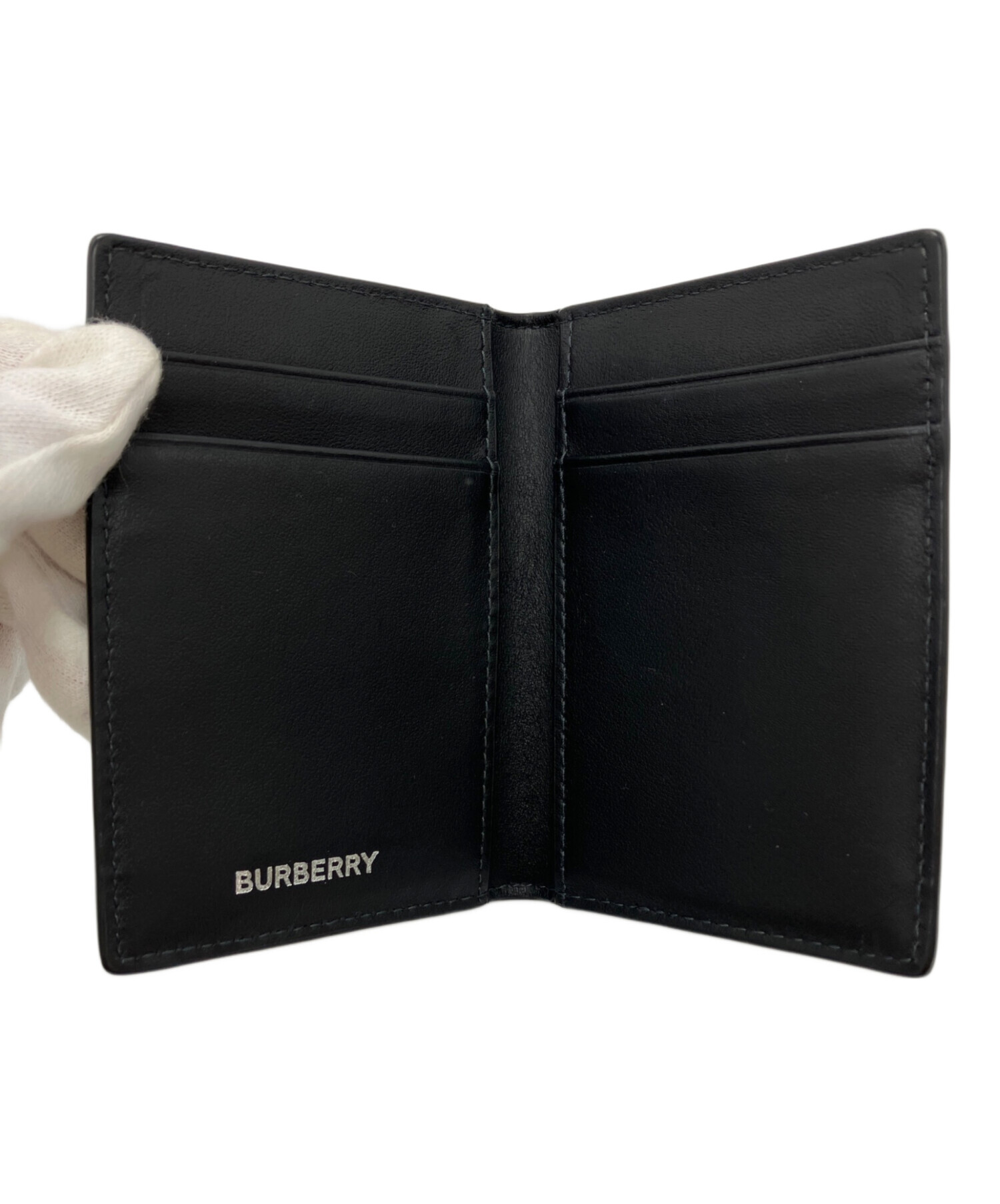 中古・古着通販】BURBERRY (バーバリー) カードケース ブラック