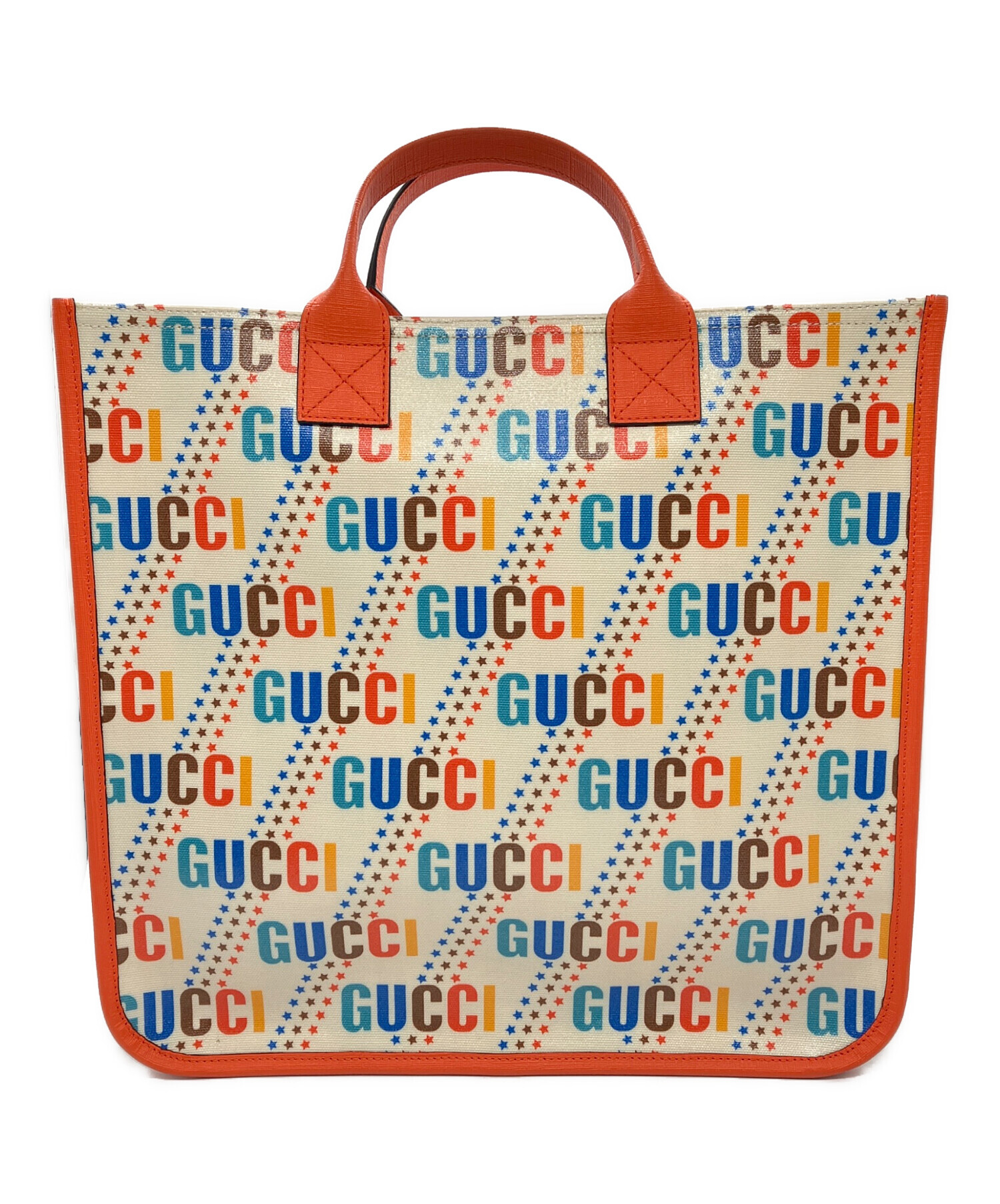 中古・古着通販】GUCCI (グッチ) チルドレンズトートバッグ オレンジ 