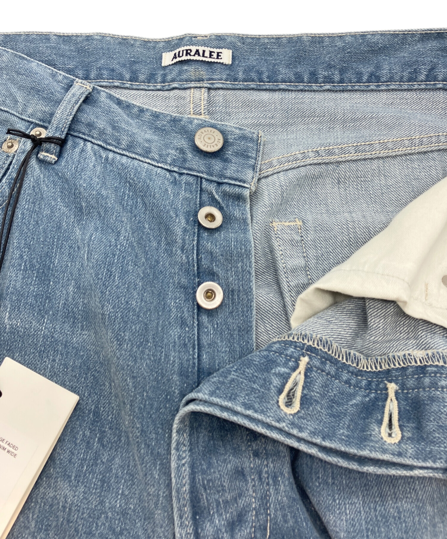 中古・古着通販】AURALEE (オーラリー) SELVEDGE FADED LIGHT DENIM