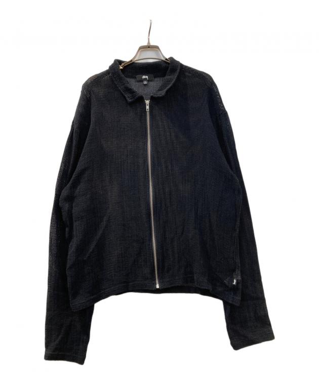 中古・古着通販】stussy (ステューシー) メッシュ ジップアップシャツ