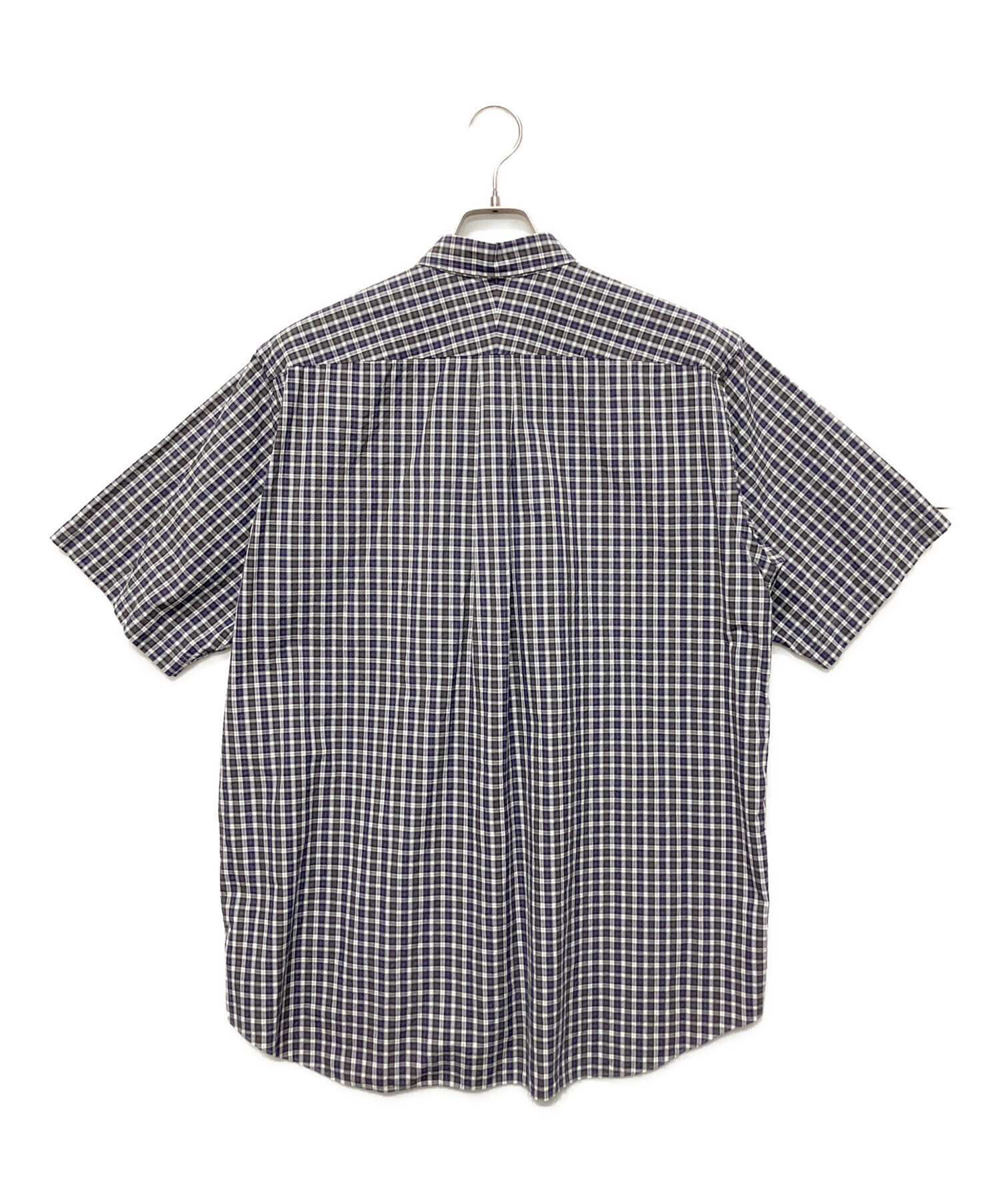中古・古着通販】COMOLI (コモリ) ショートスリーブシャツ ネイビー