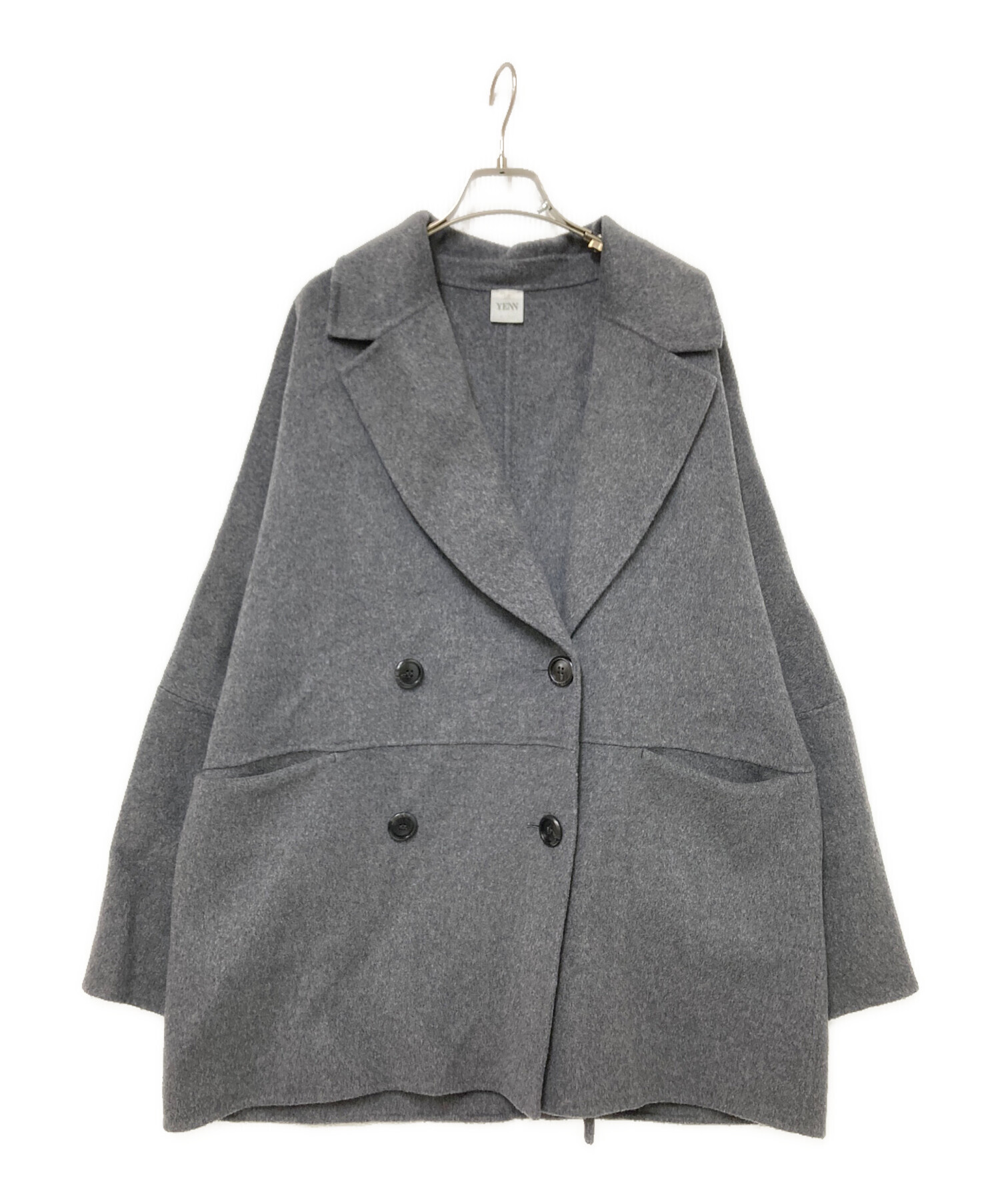 中古・古着通販】YENN (イエン) DOUBLE-FACE PEACOAT（ダブル フェイス