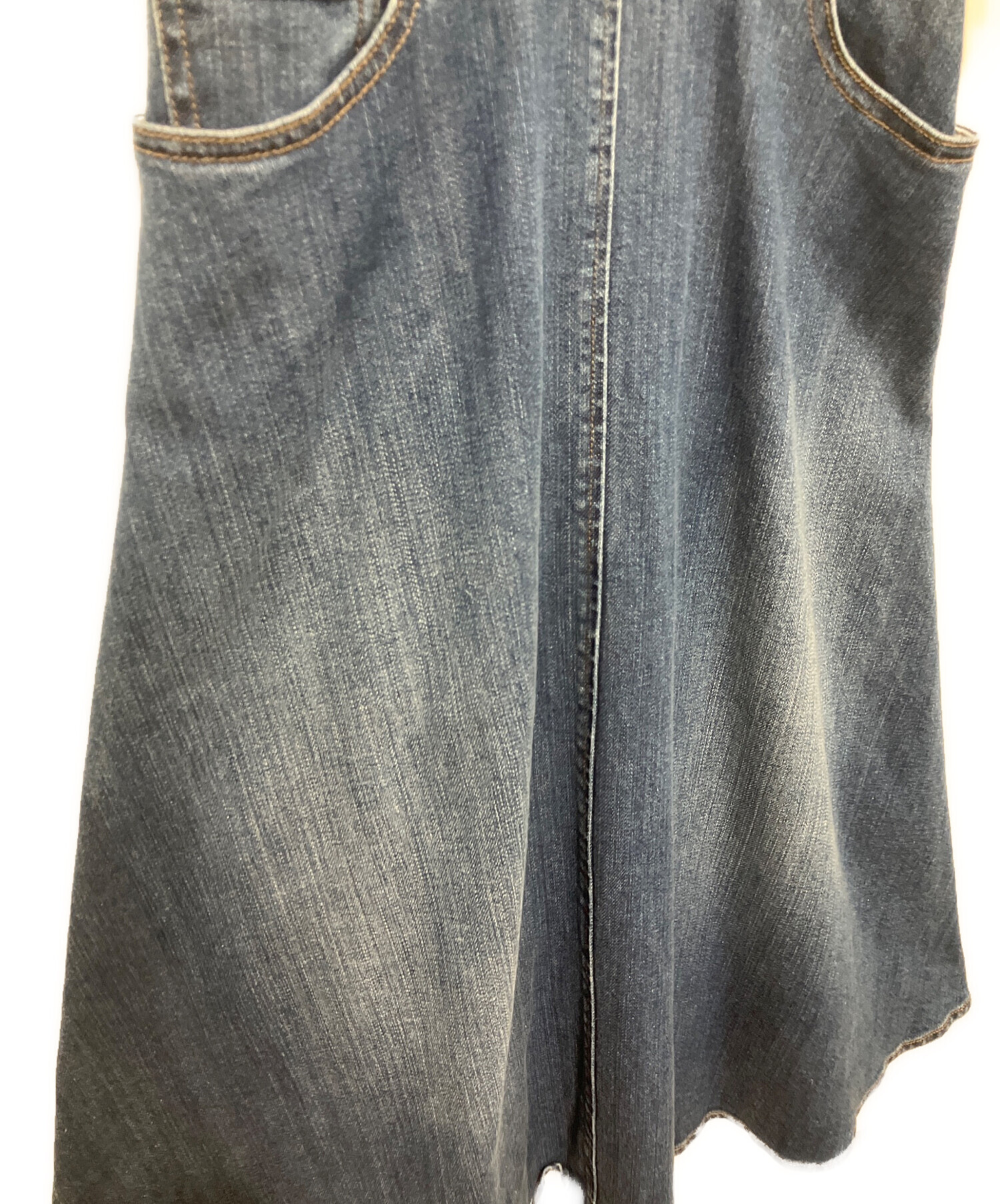 最終お値下。美品シェリエ。デニムワンピース 中古・古着通販】sheller (シェリエ) デニムワンピース インディゴ