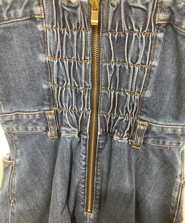中古・古着通販】sheller (シェリエ) デニムワンピース インディゴ