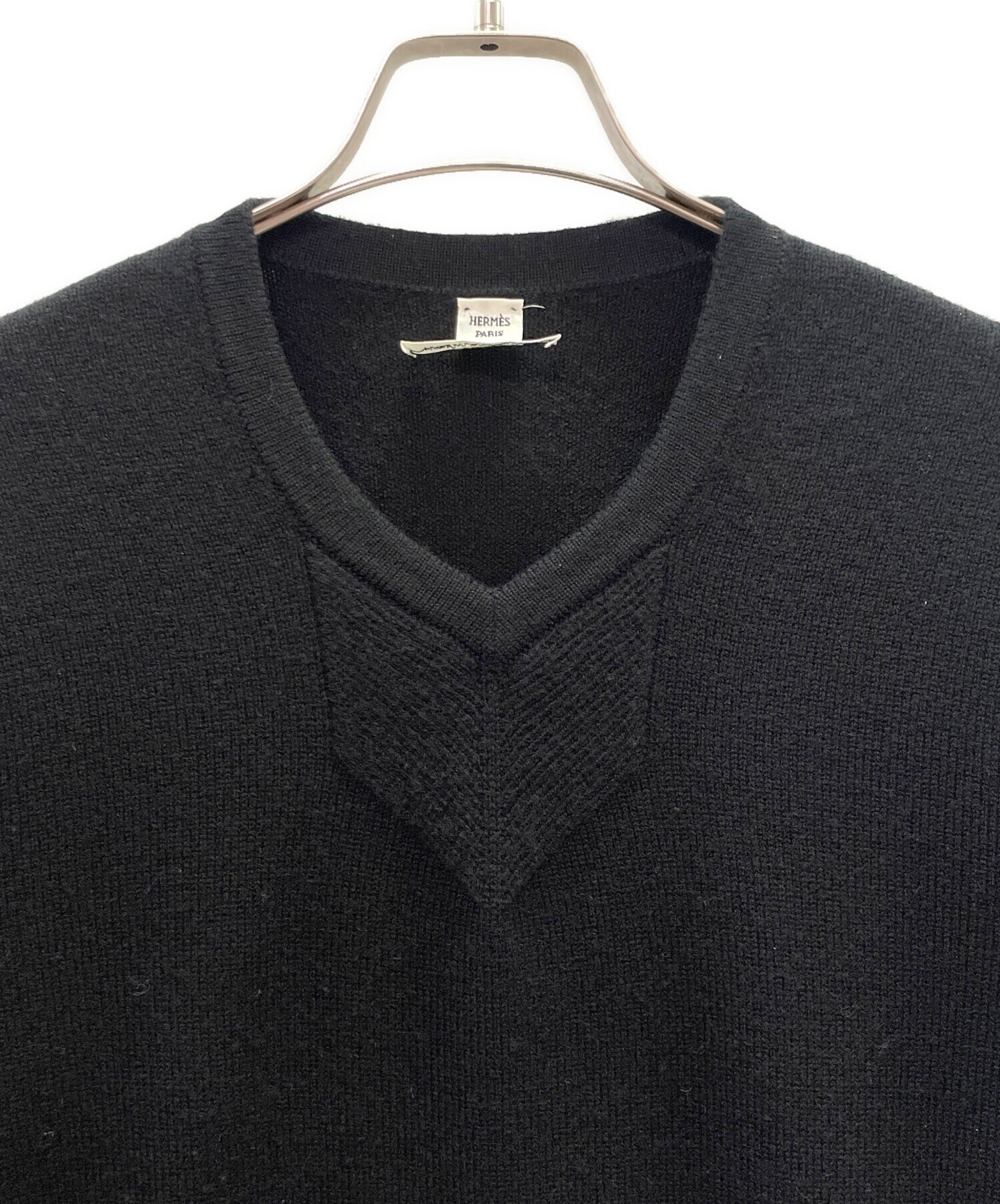 中古・古着通販】HERMES (エルメス) Hロゴ金具カシミヤニット