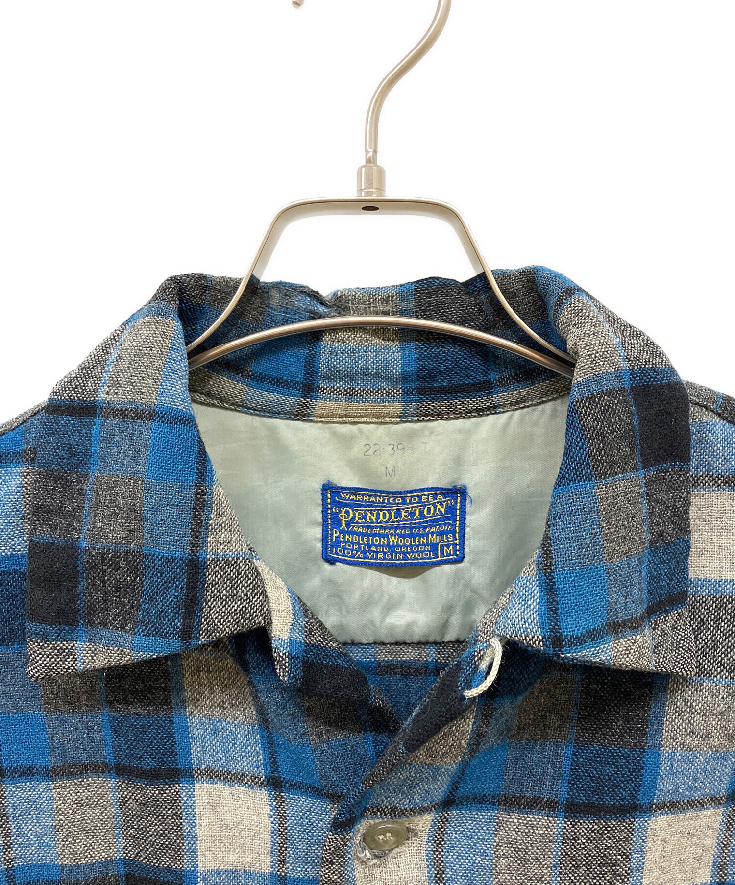 未着用 PENDLETON オンブレチェックシャツ 古着 XL 良カラー 中古・古着通販】PENDLETON (ペンドルトン) 50'S ウールオンブレ