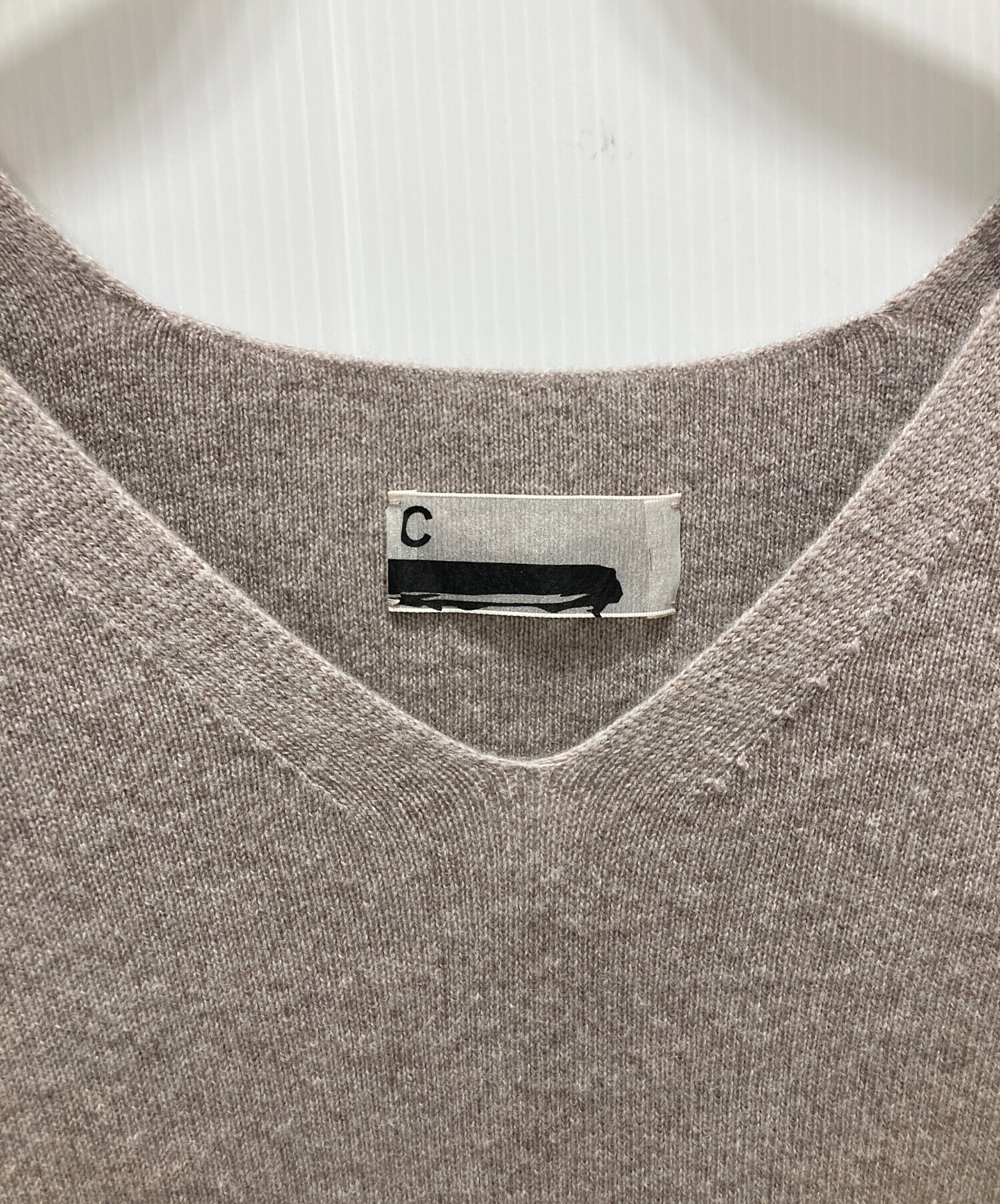 中古・古着通販】Chaos (カオス) ウールカシミヤニット グレージュ