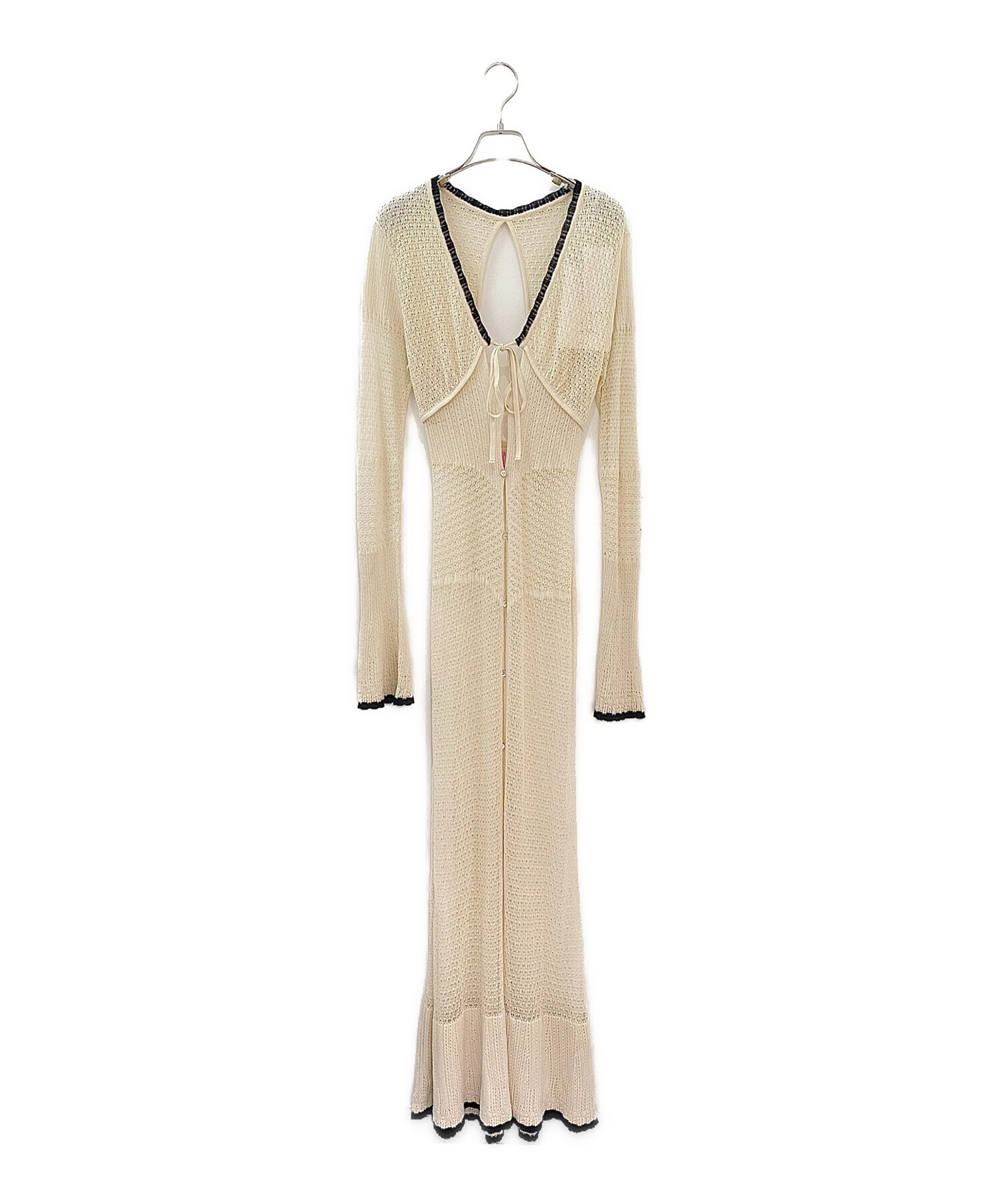 FETICO  LACE KNIT MAXI CARDIGAN  24ss 新品 FETICO LACE KNIT MAXI CARDIGAN 24ss 新品の通販 by sana○｜ラクマ