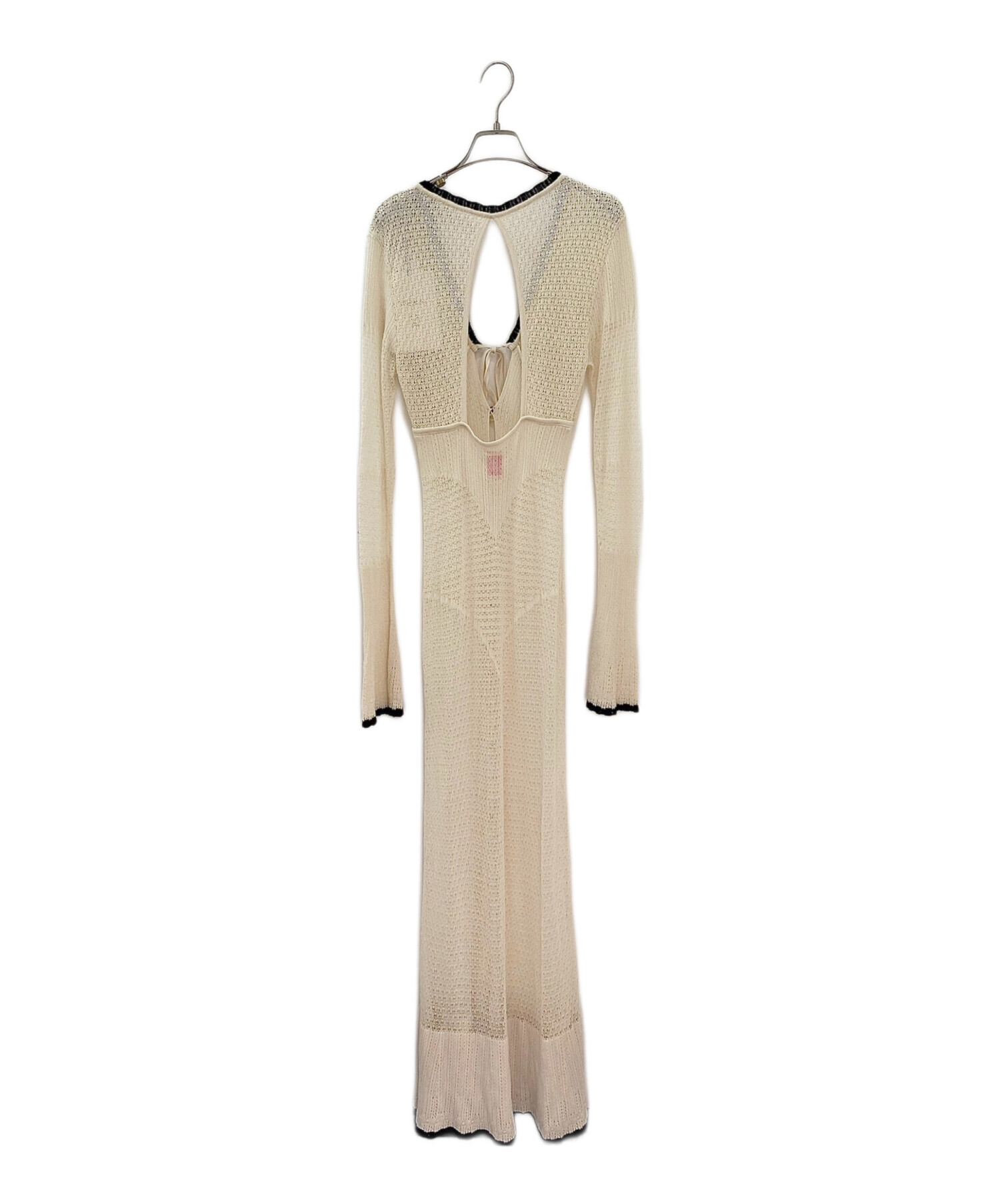 中古・古着通販】FETICO (フェティコ) LACE KNIT MAXI CARDIGAN