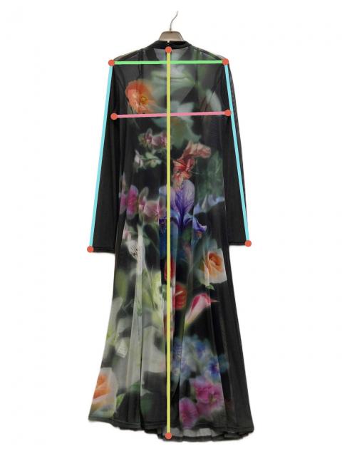 中古・古着通販】Ameri (アメリ) SMOKE FLOWER FLARE DRESS
