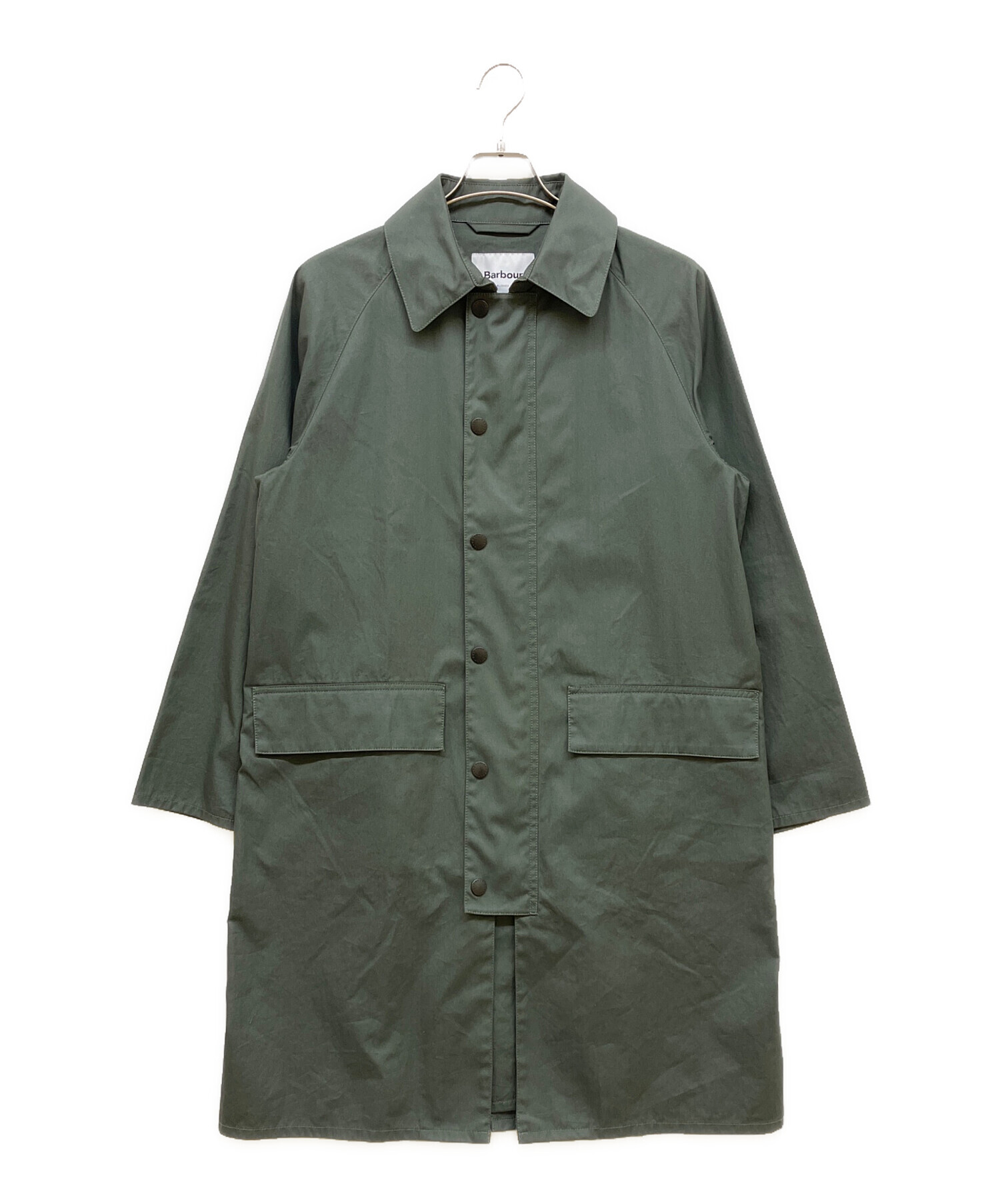 中古・古着通販】Barbour (バブアー) ステンカラーコート オリーブ