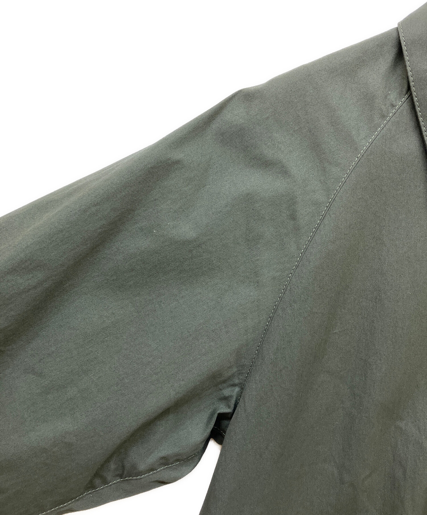 中古・古着通販】Barbour (バブアー) ステンカラーコート オリーブ