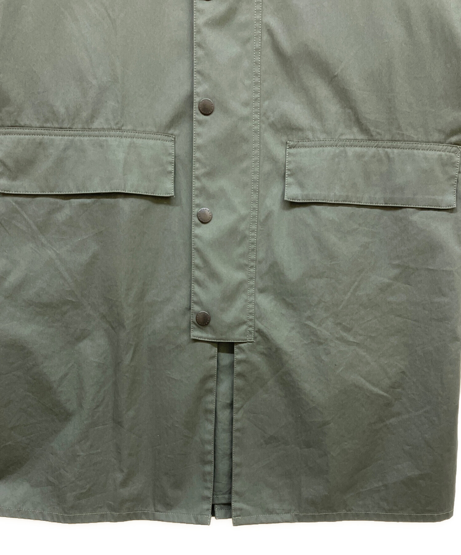 中古・古着通販】Barbour (バブアー) ステンカラーコート オリーブ