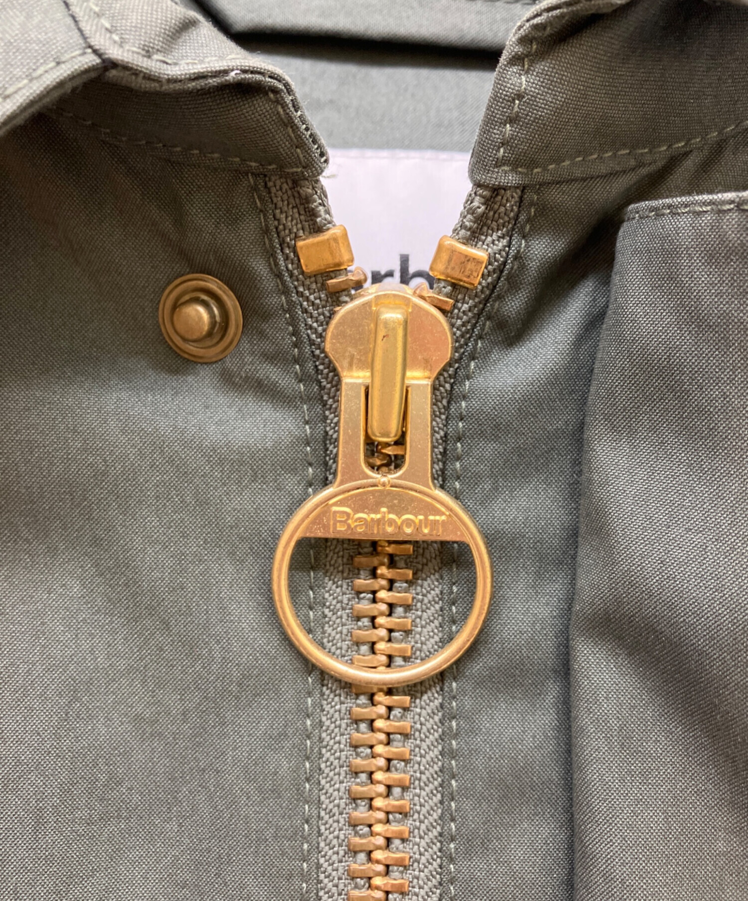 中古・古着通販】Barbour (バブアー) ステンカラーコート オリーブ