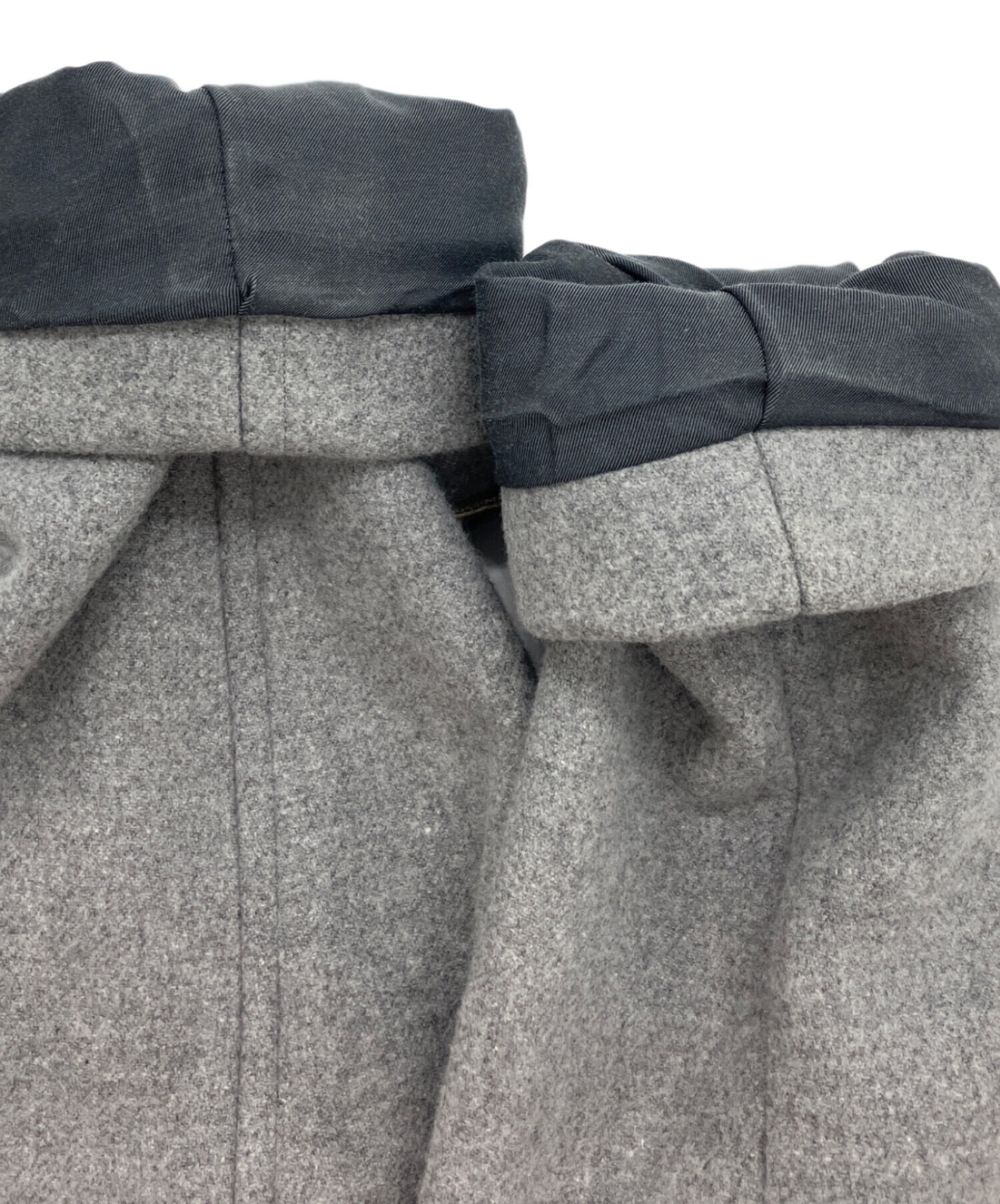 中古・古着通販】YLEVE (イレーヴ) ステンカラーコート グレー