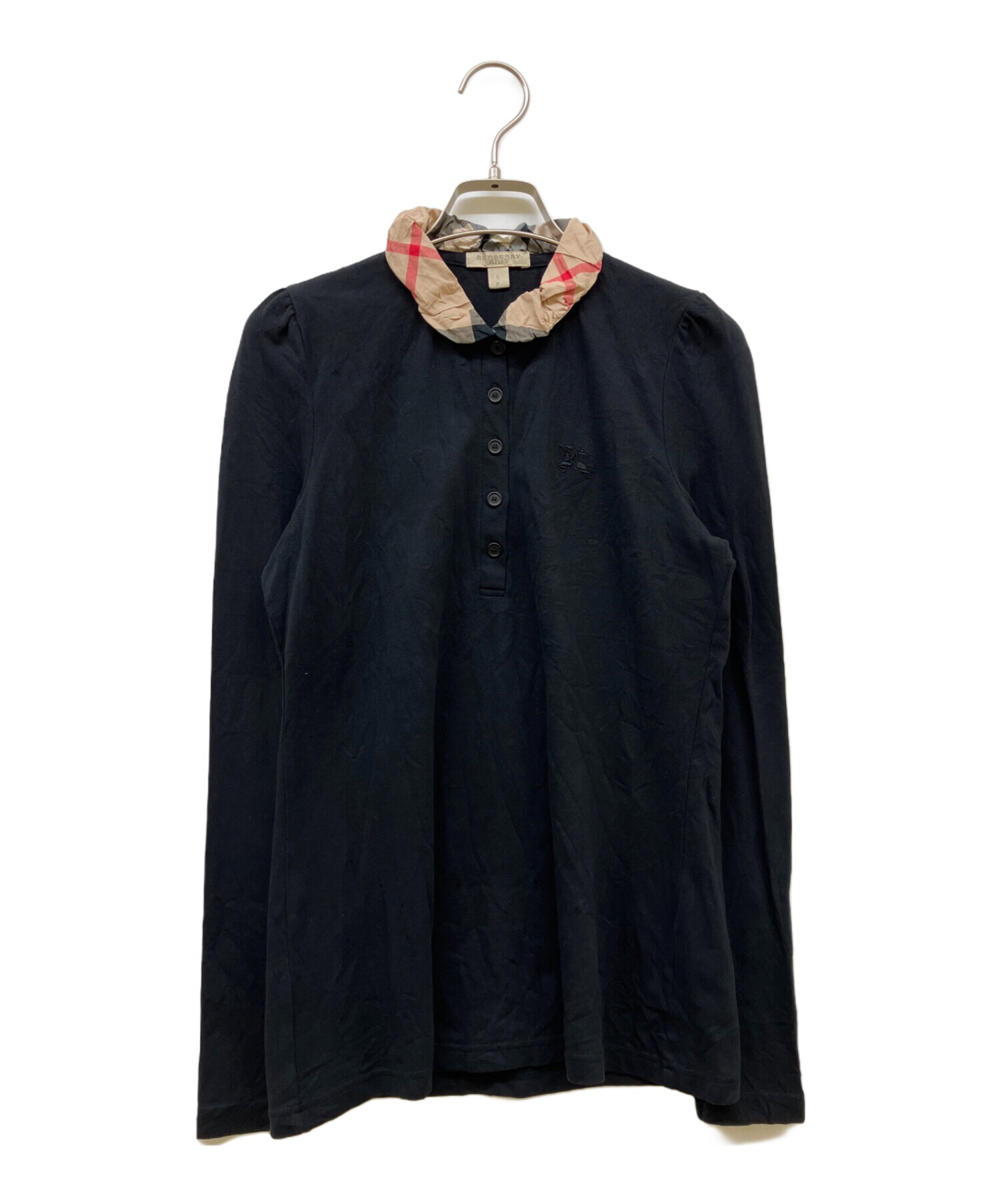 中古・古着通販】BURBERRY BRIT (バーバリーブリット) 長袖ポロシャツ 