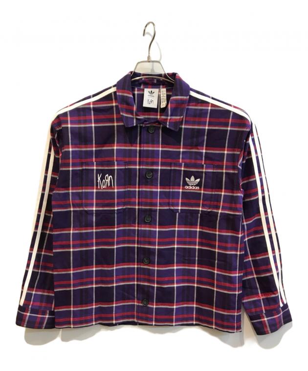 中古・古着通販】adidas (アディダス) korn (コーン) FLANNEL LS