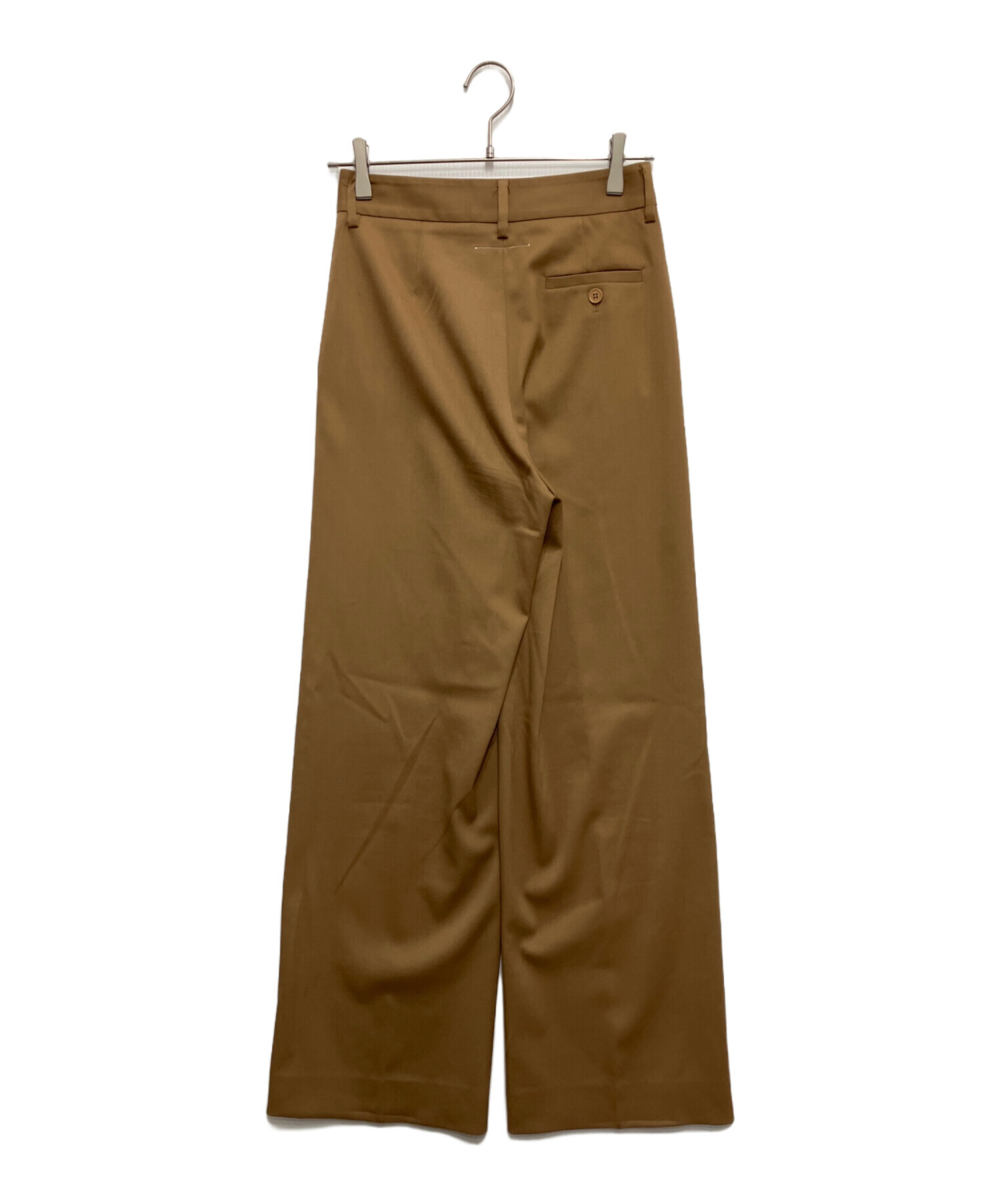 MM6 Maison Margiela ベージュワイドパンツ 中古・古着通販】MM6 Maison Margiela (エムエムシックスメゾン