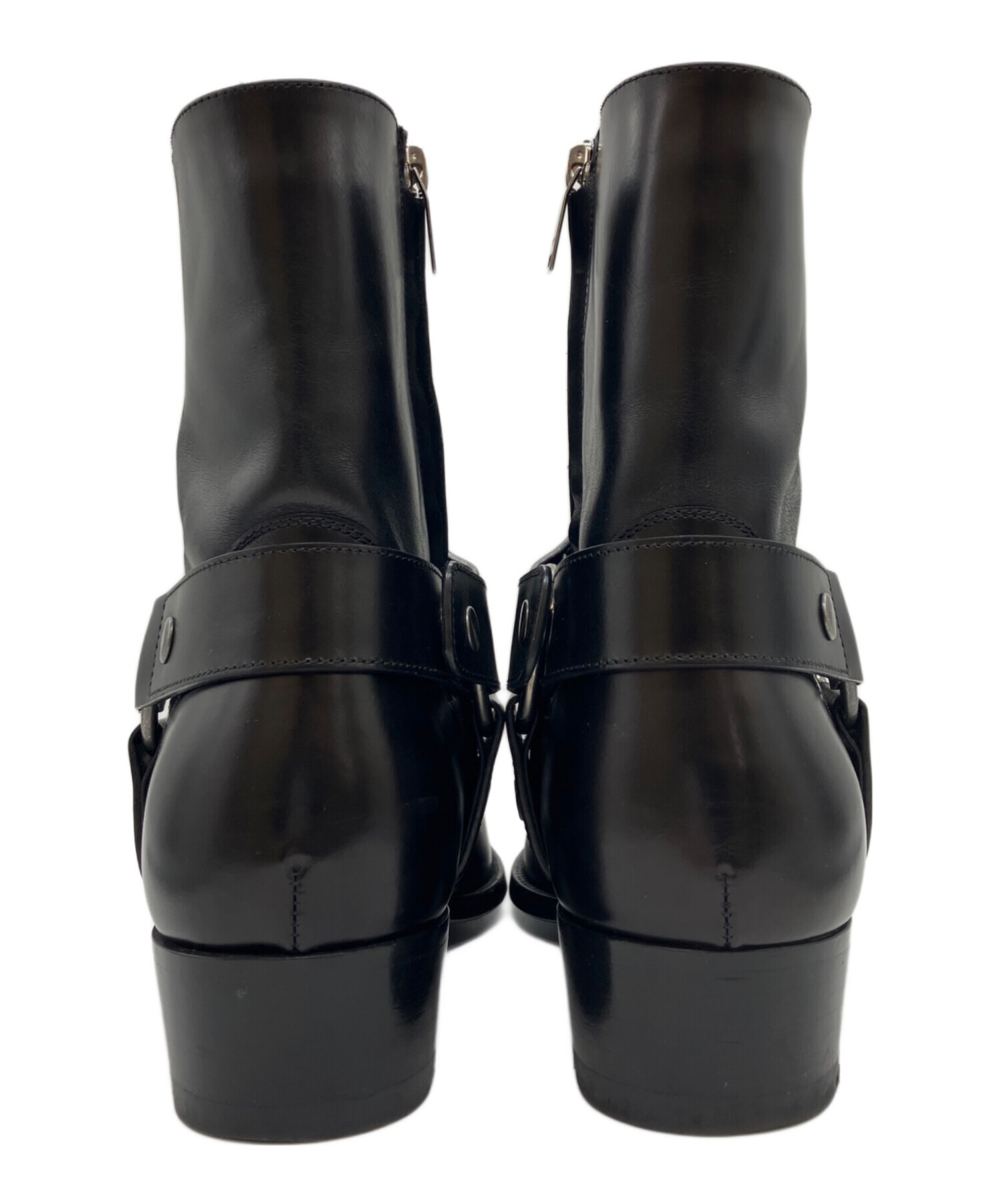 SAINT LAURENT PARIS ハーネスブーツ ブラック　44サイズ 中古・古着通販】Saint Laurent Paris (サンローランパリ) ハーネス