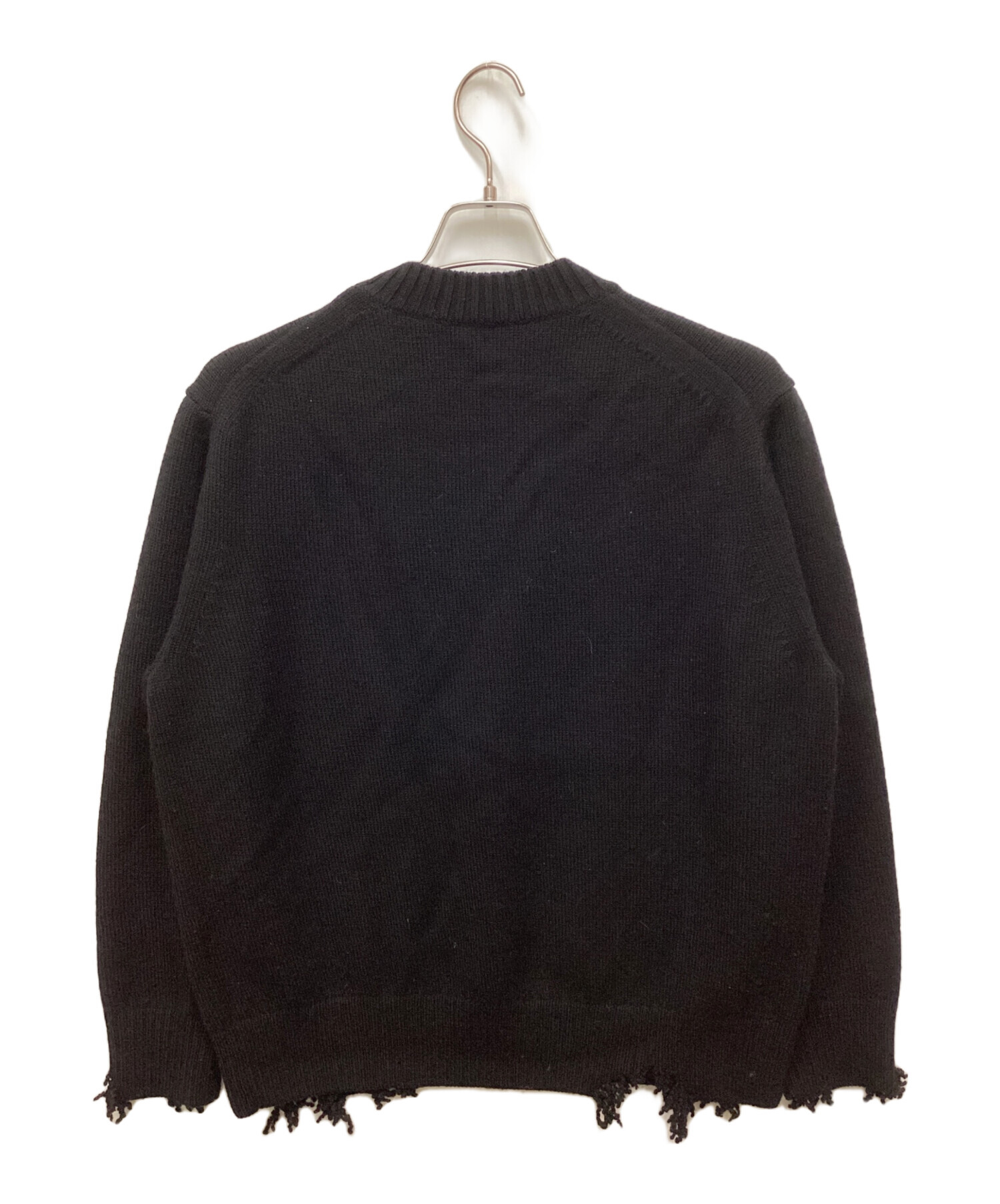 中古・古着通販】LOEFF (ロエフ) ダメージ ニット プルオーバー 