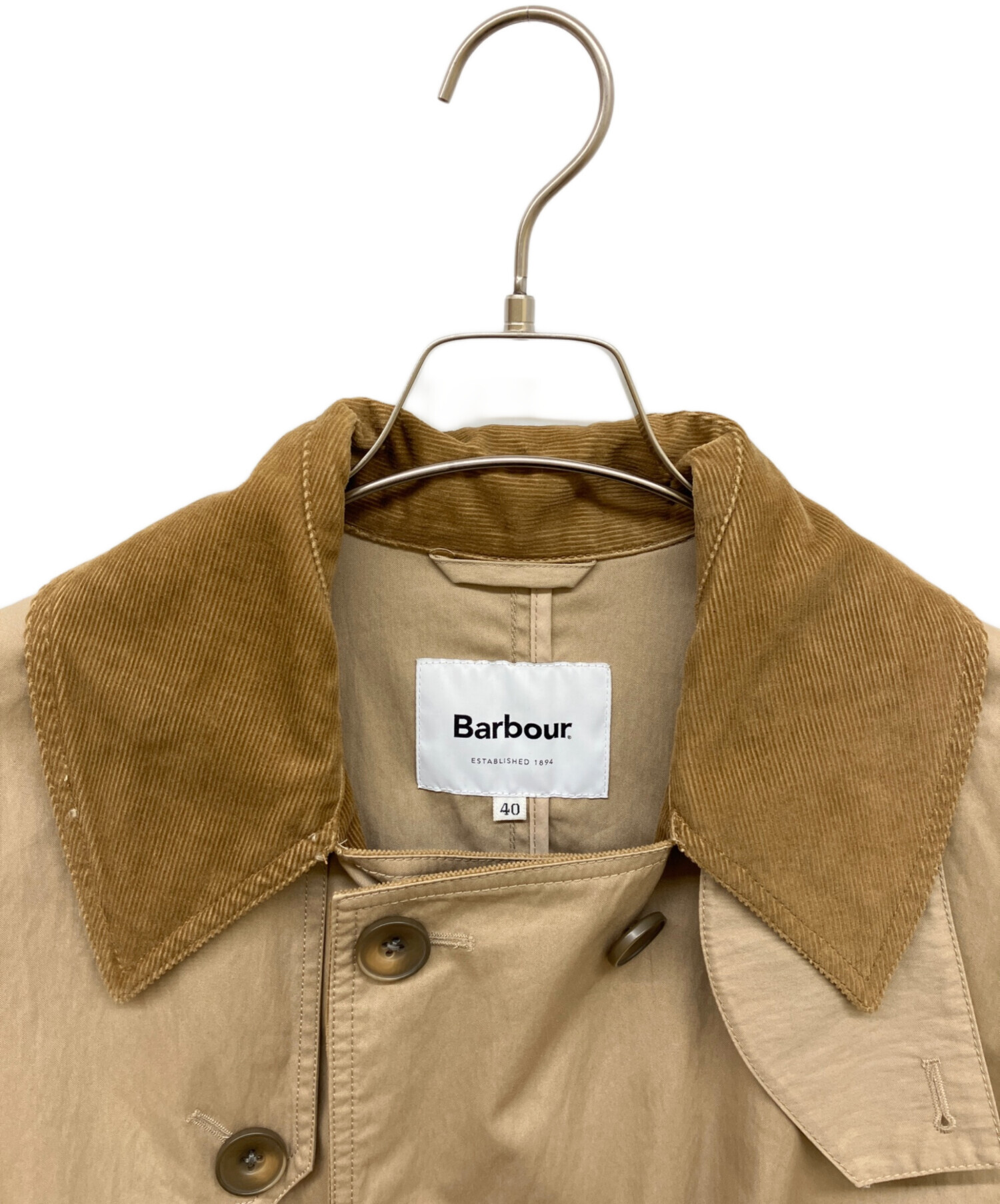 中古・古着通販】Barbour (バブアー) WHITLEY TRENCH COAT ベージュ