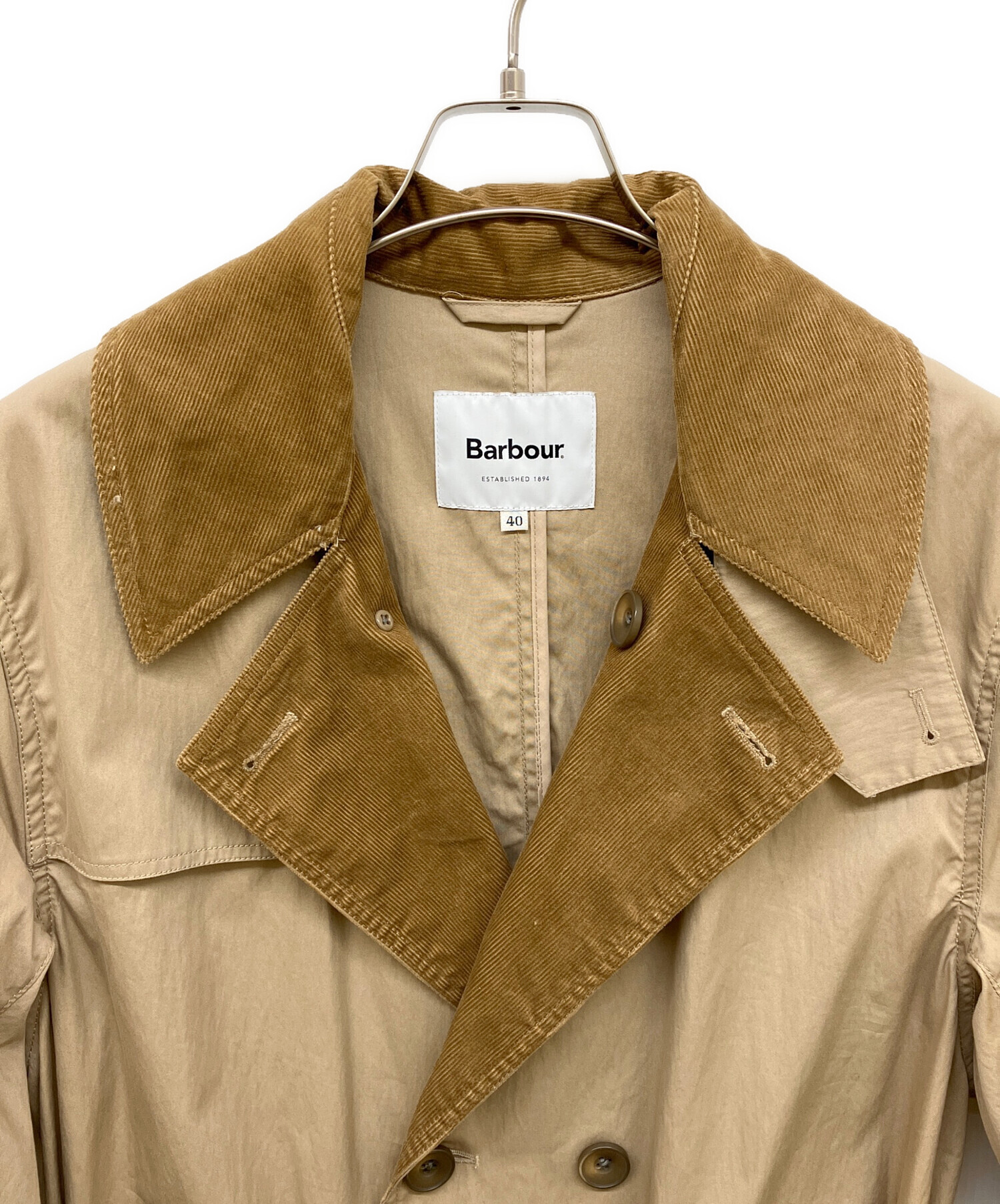 中古・古着通販】Barbour (バブアー) WHITLEY TRENCH COAT ベージュ