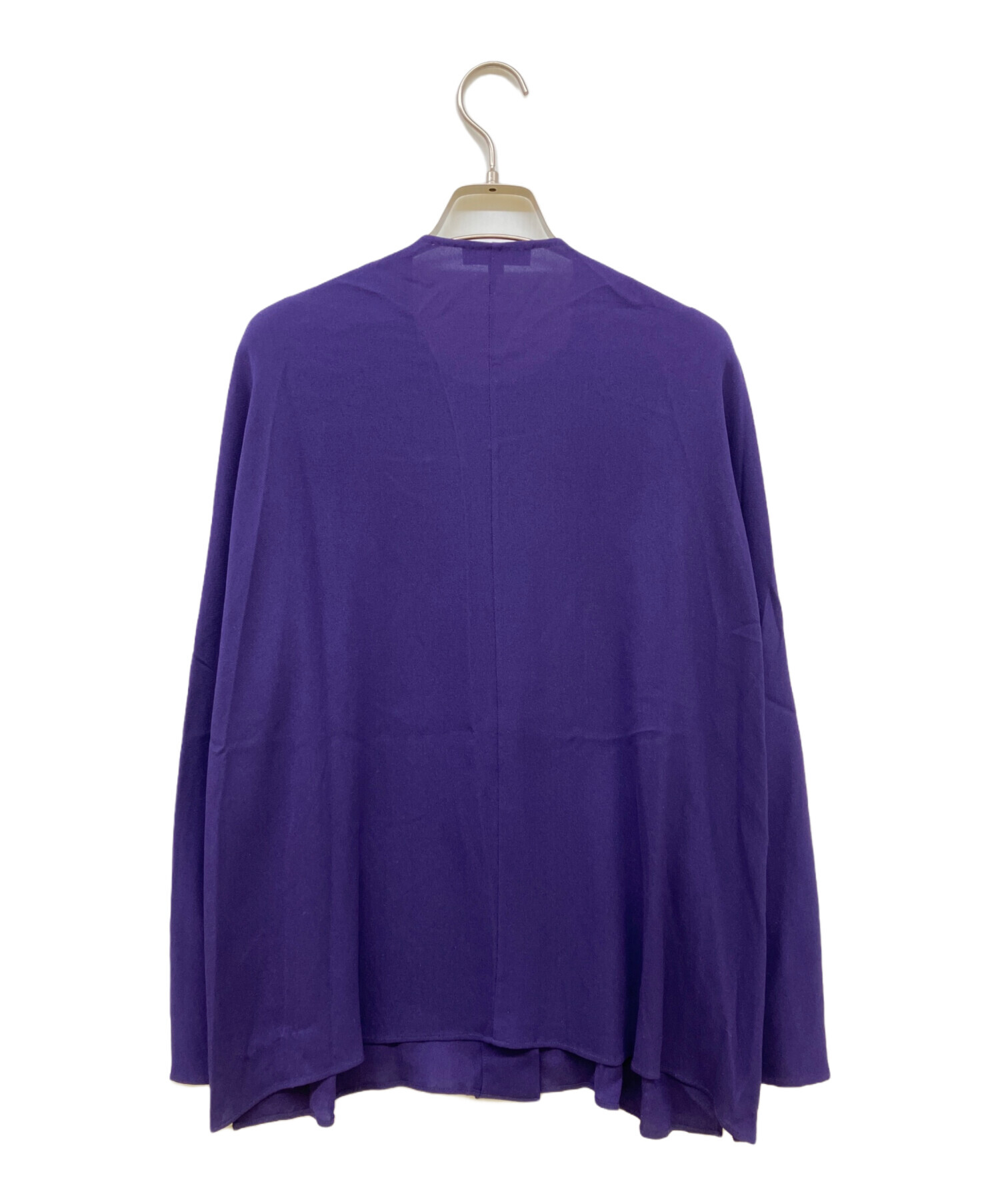 中古・古着通販】DRAWER (ドゥロワー) シルクジョーゼットノーカラー