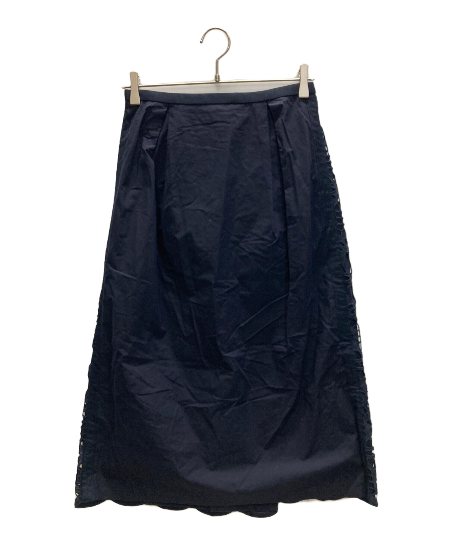 Drawer ドゥロワー☆ラップスカート　36サイズ 中古・古着通販】Drawer (ドゥロワー) コットンレースラップスカート